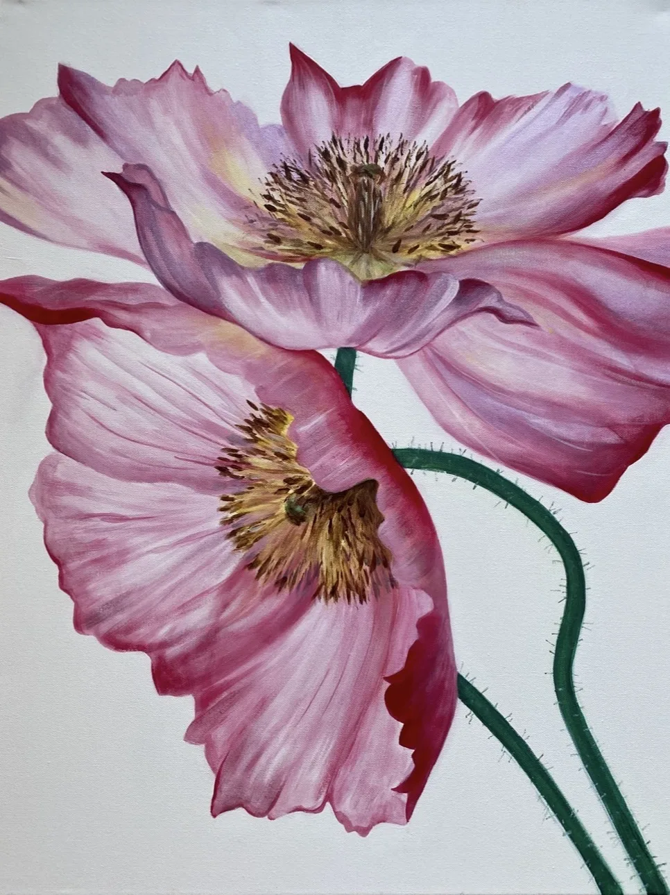 Akrylmålning Lycklig dag av Ela Drej