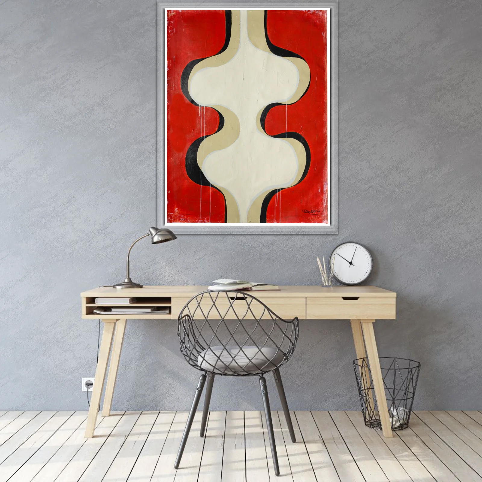 Akrylmålning Donna av Karin Melbi