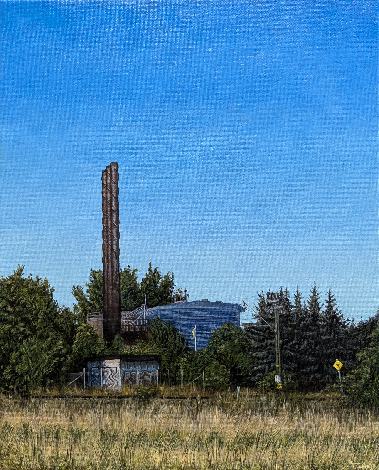 Oljemålning Hetta av Tarek Tallberg