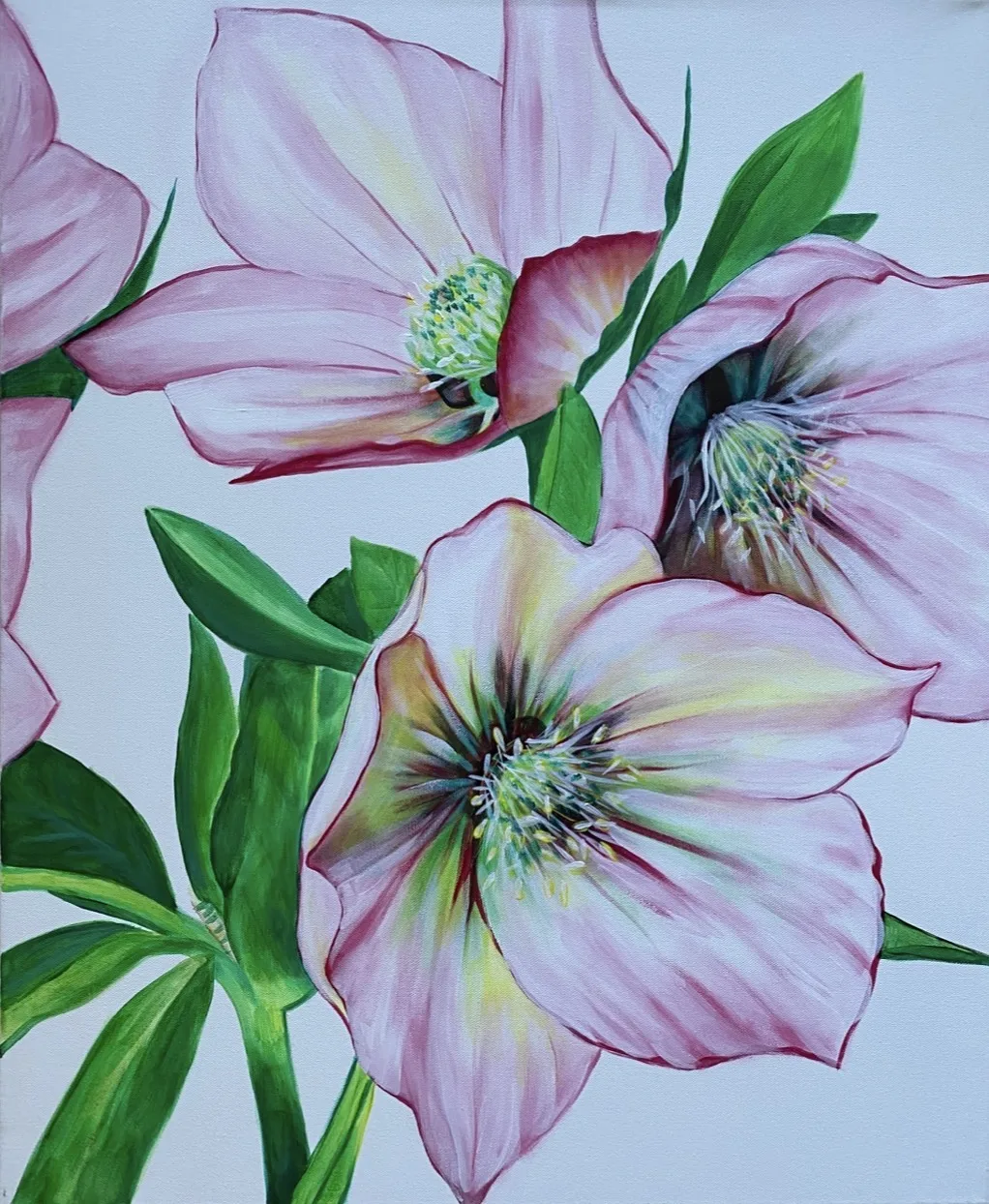 Akrylmålning Lycklig dag av Ela Drej