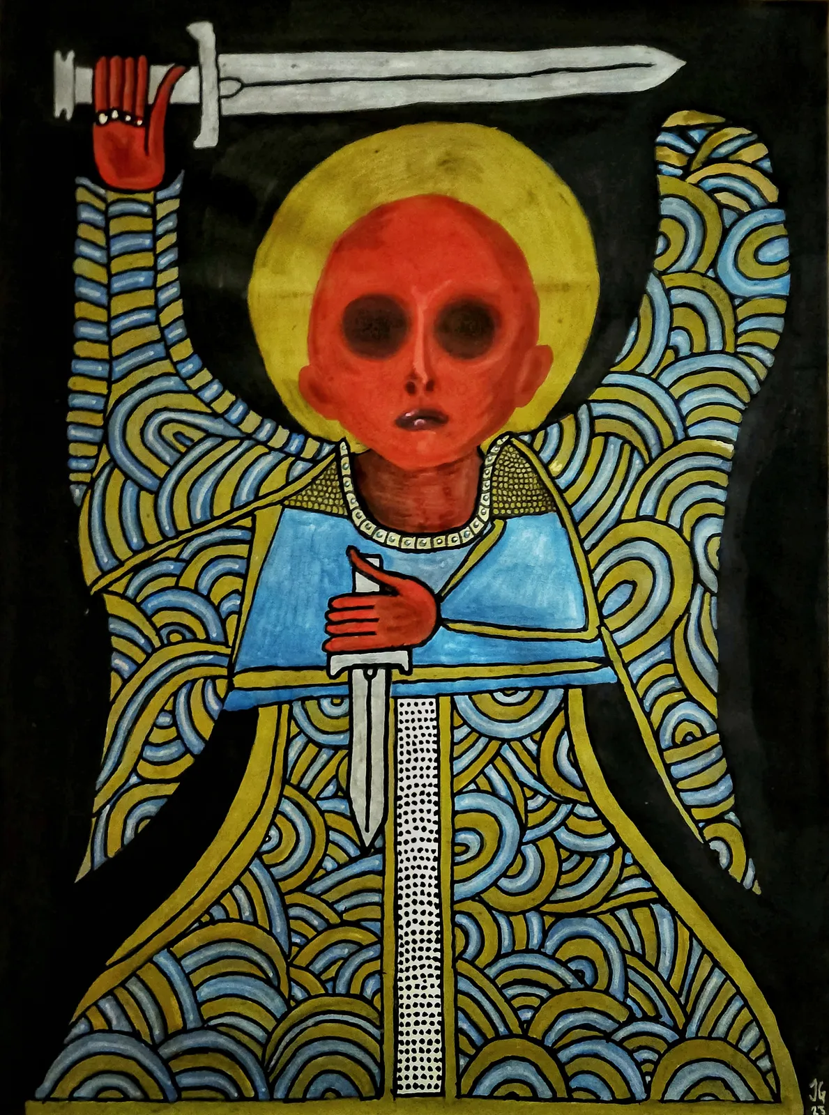 Aliengel av Johan Gustafsson