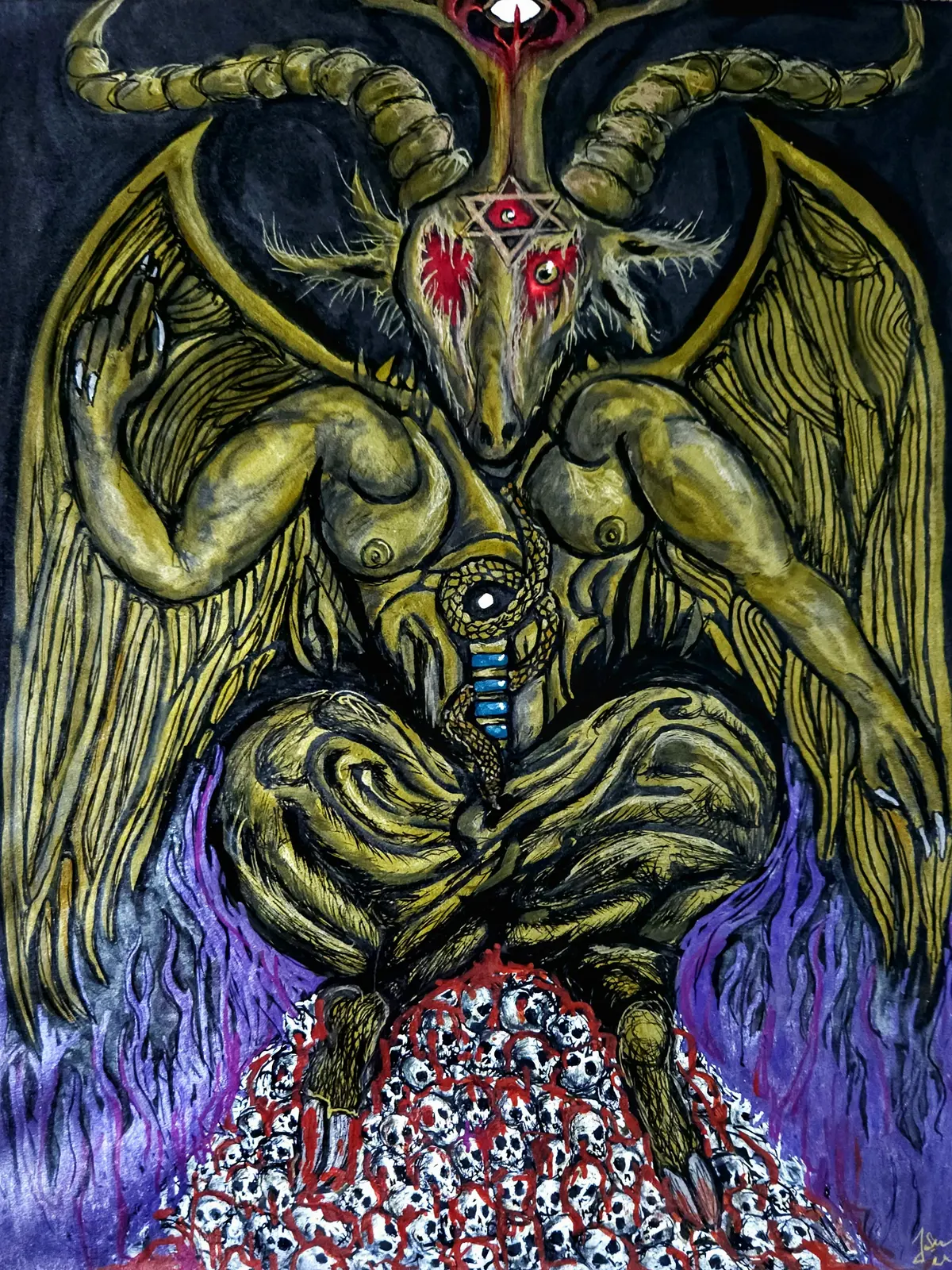 Baphomet av Johan Gustafsson