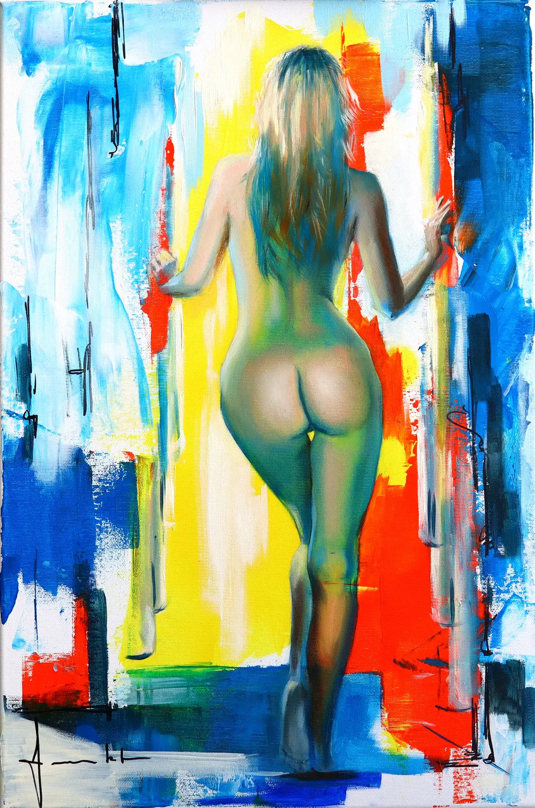 Oljemålning God morgon av Igor Fominykh