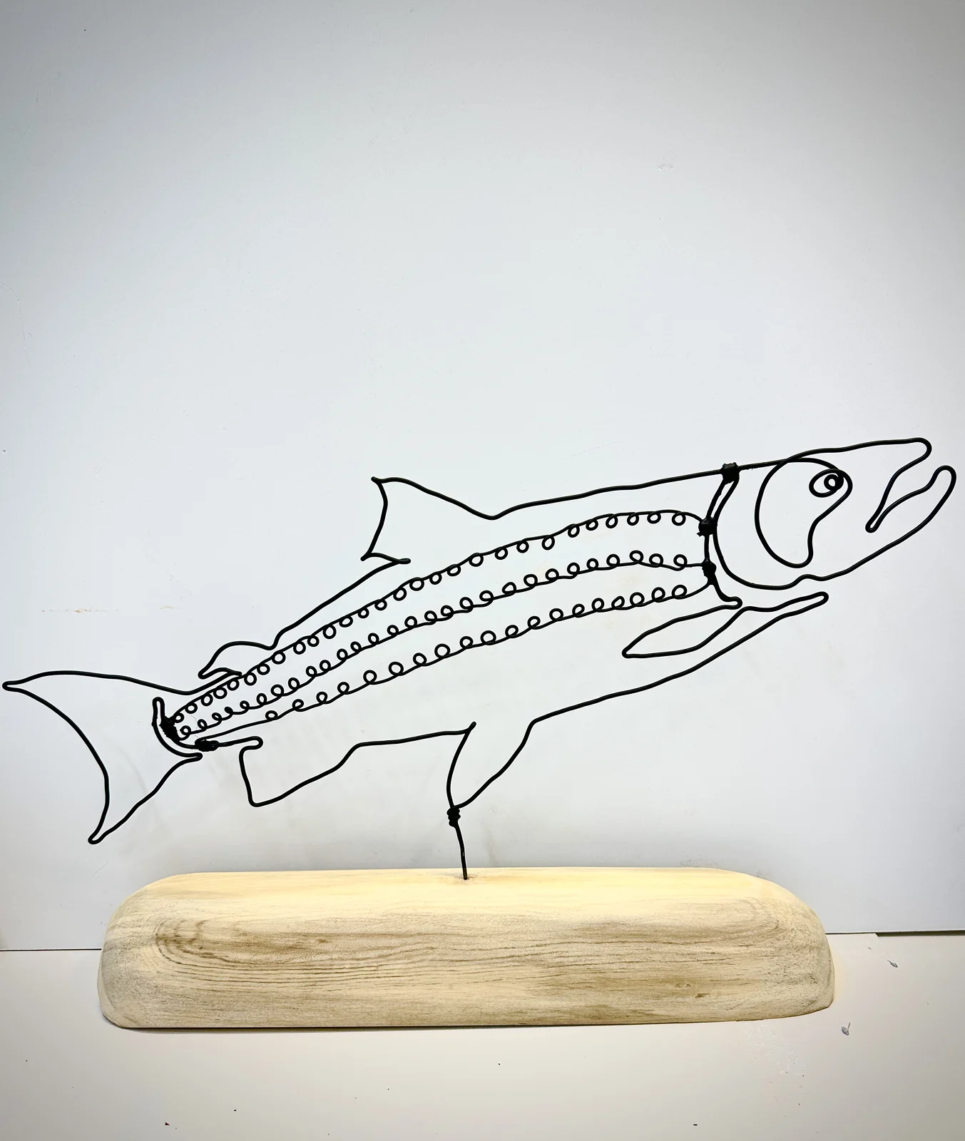 Skulptur Laxen av Sven Teglund