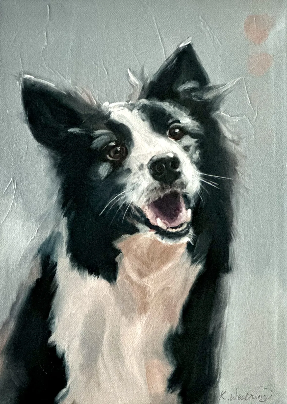 Oljemålning Topsy av Kristina Westring