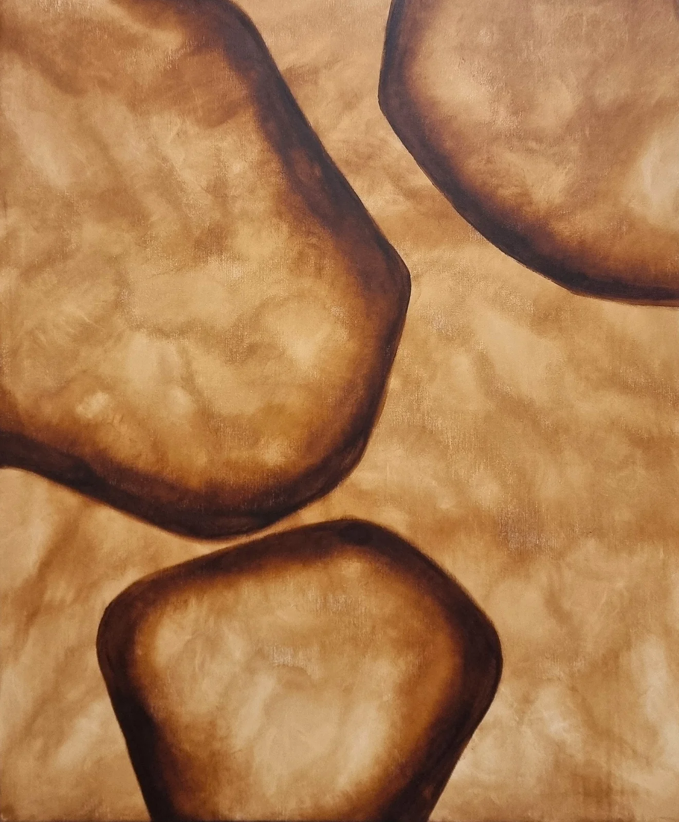 Akrylmålning Nr. 0048 av Evelina Dewaldi