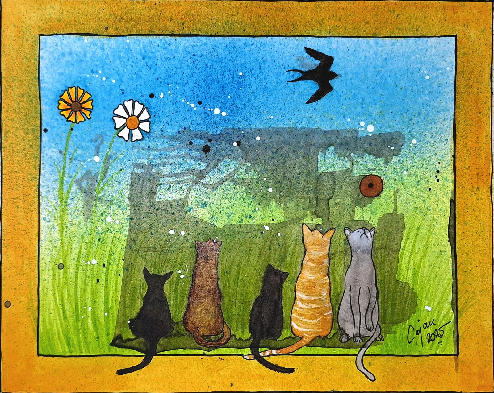 Svalorna lämnar oss av Carina Cajan Jansson