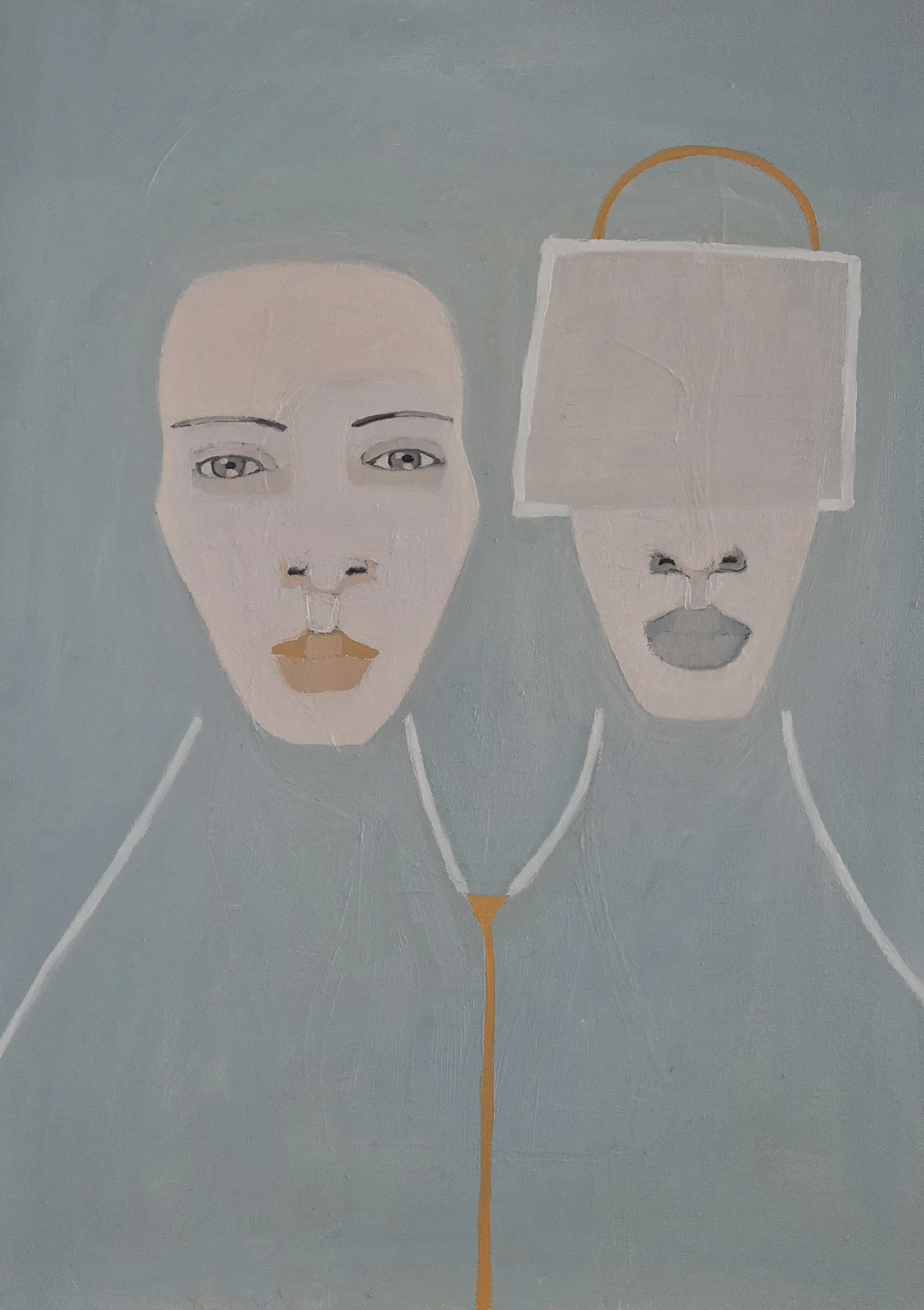 Oljemålning No title av Cecilia Ciscar