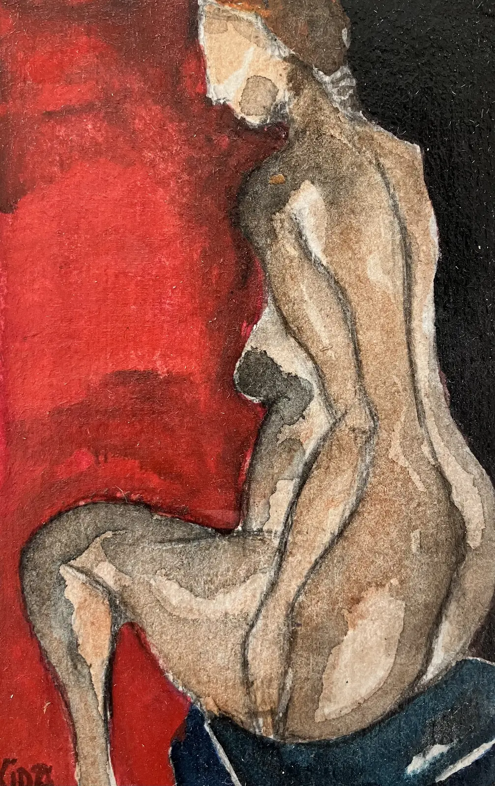 Naken modell Akt 27 av Calin Ion Deas