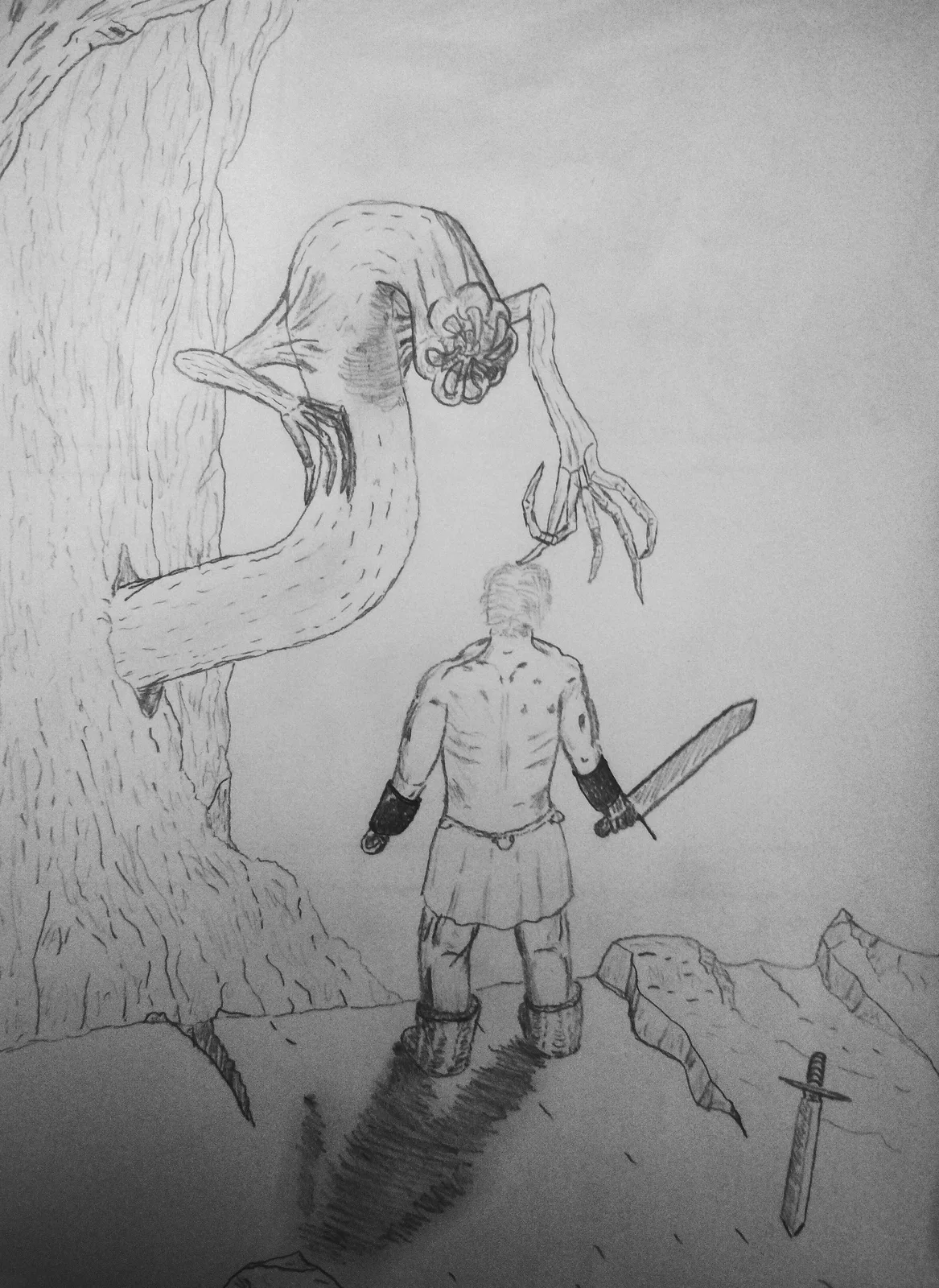 Hjälten mot Alorkalmen i gråttan av Elia Lindgren