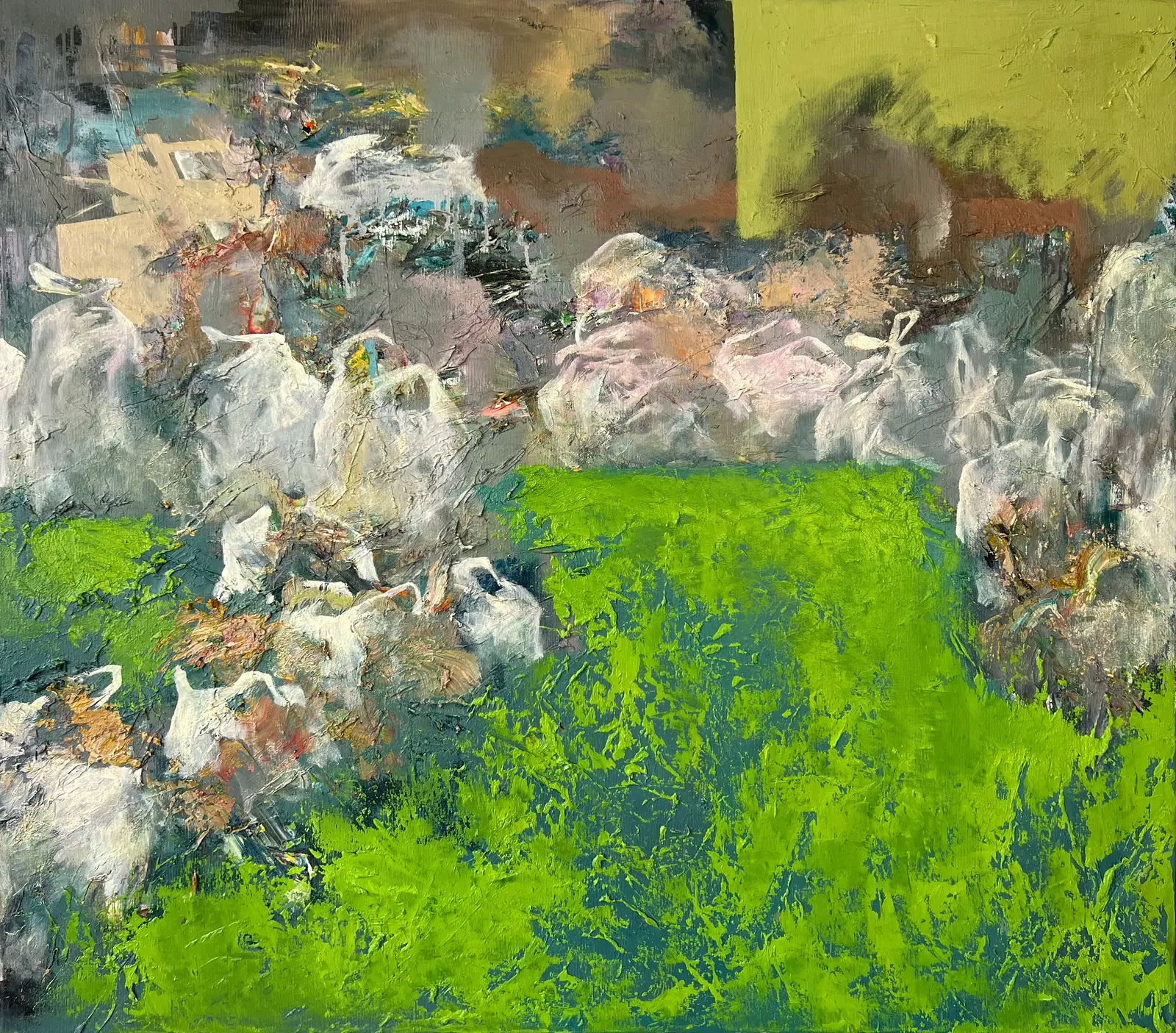 Oljemålning Natural Recycling av Zakhar Shevchuk