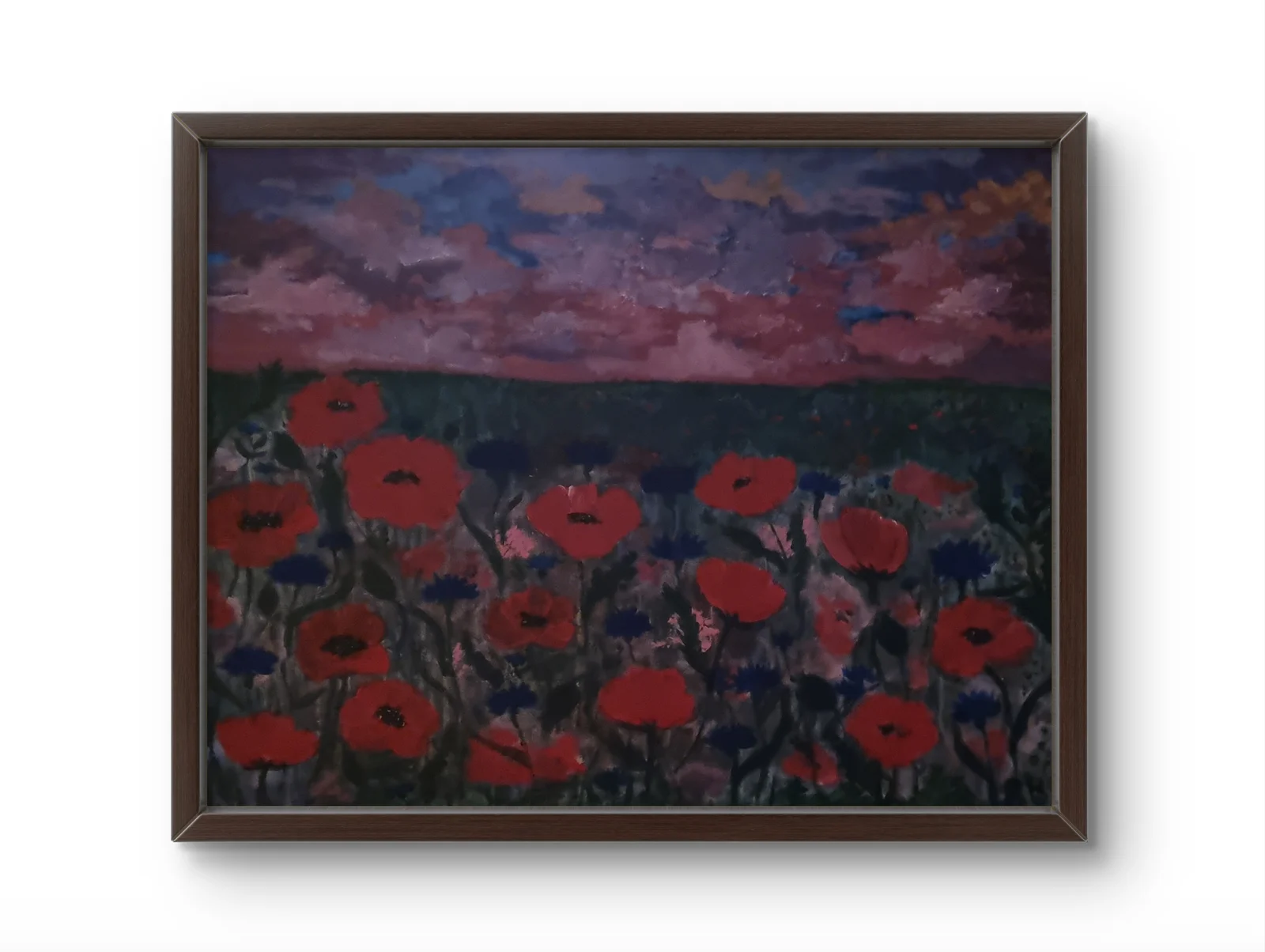 Akrylmålning Summer eve av Rebecca Berglund