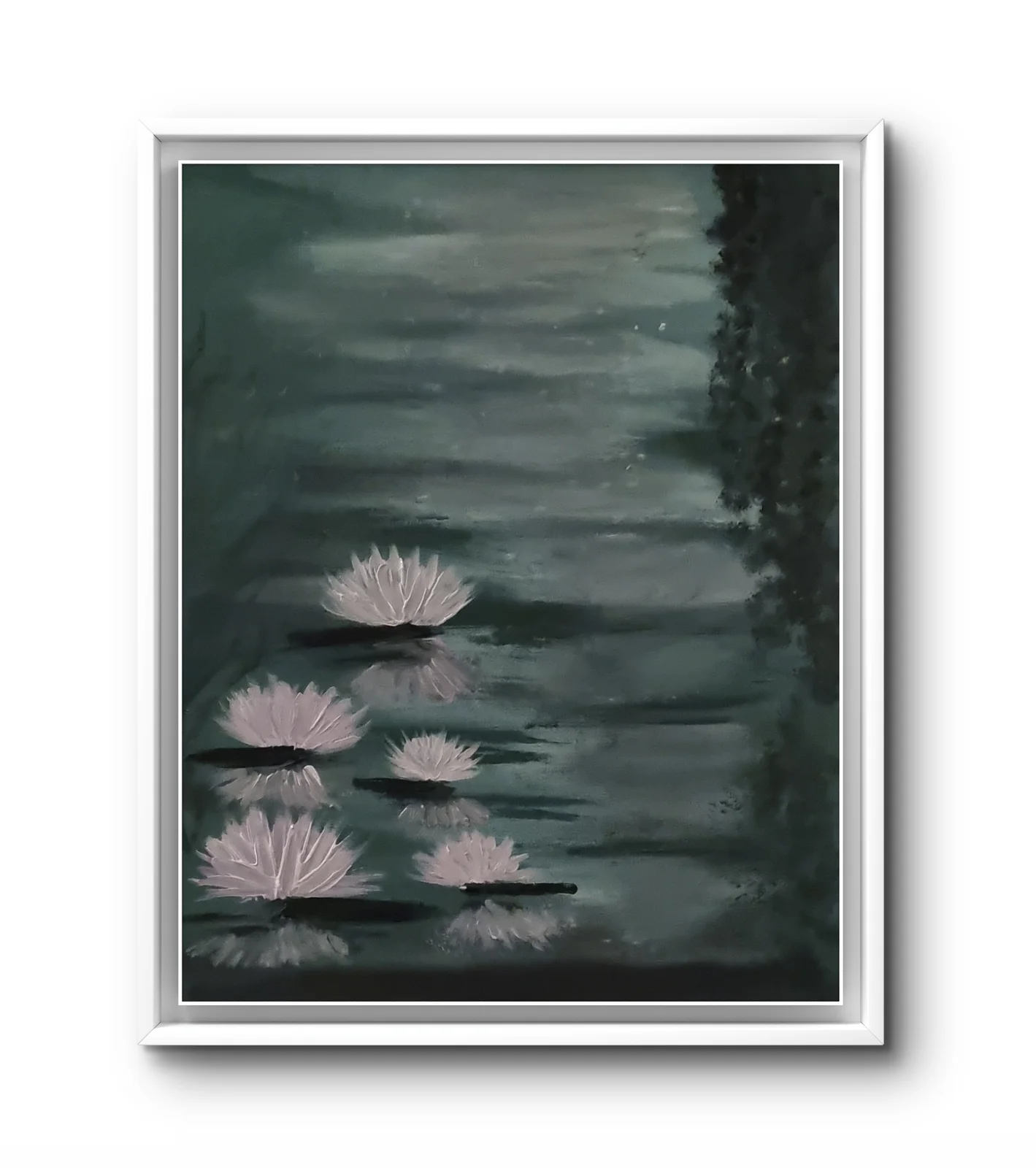 Akrylmålning Reflections av Rebecca Berglund