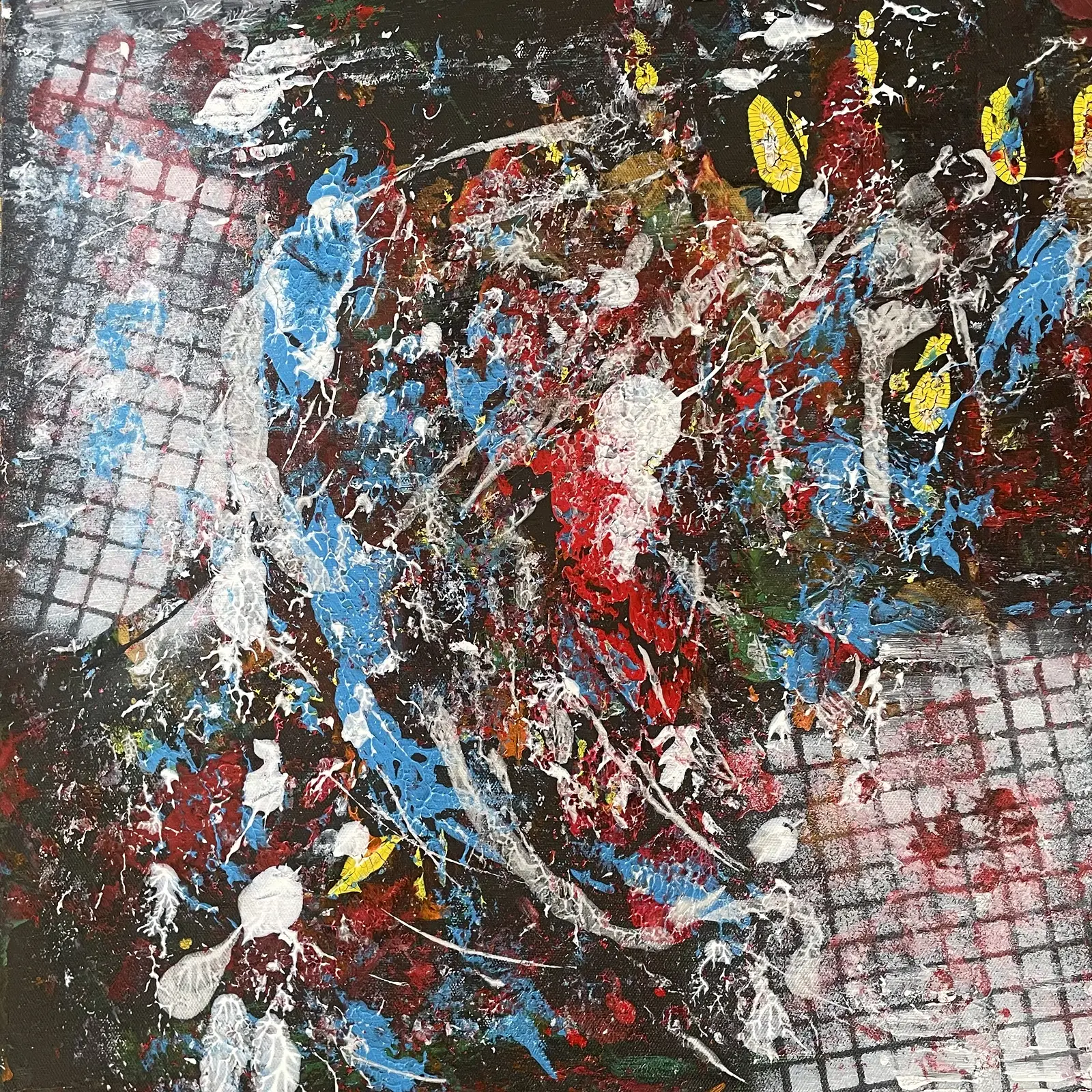 Oljemålning Galaxy av Joakim Persson