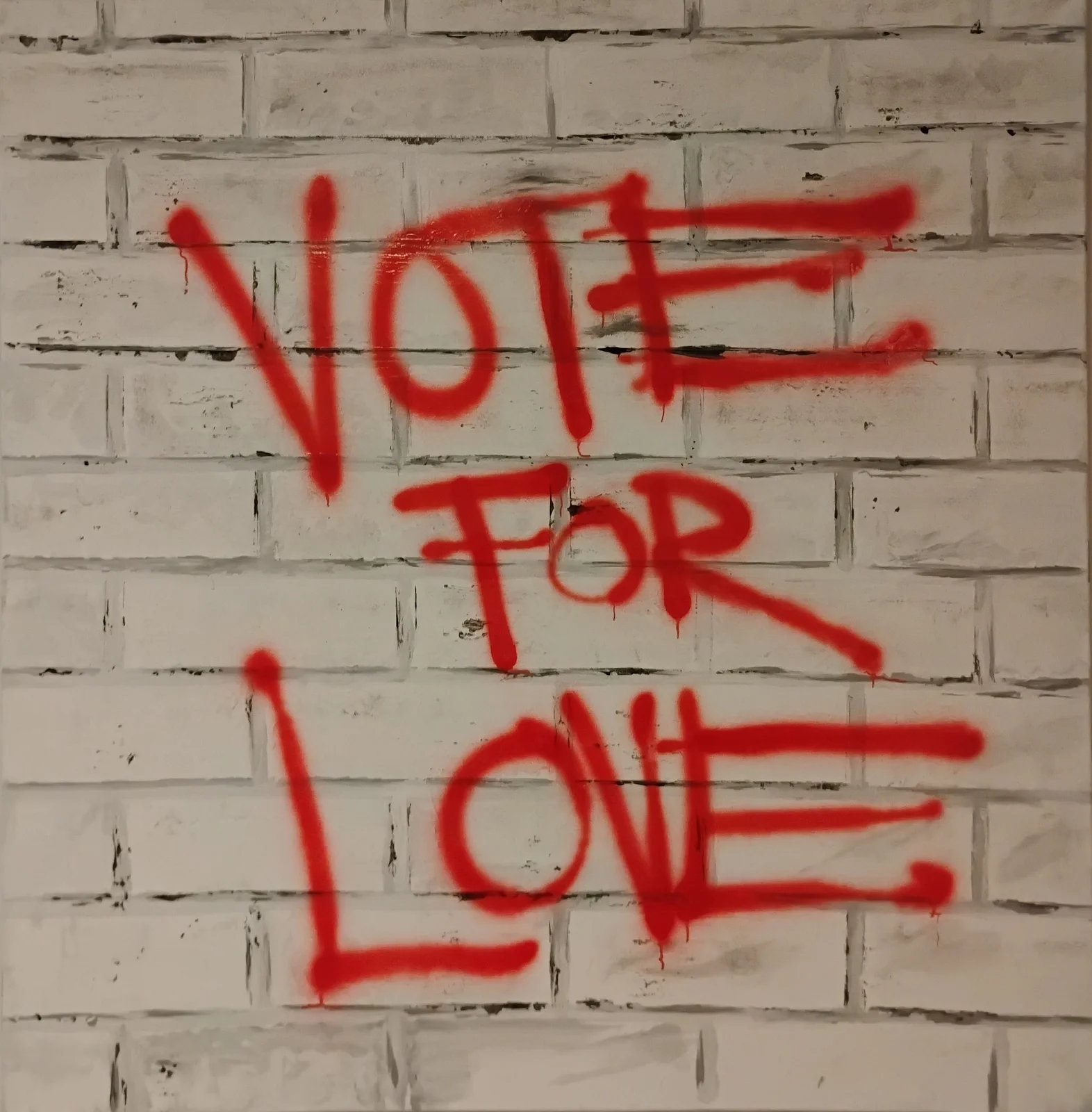 Akrylmålning Vore for Love av Anders Danielsson