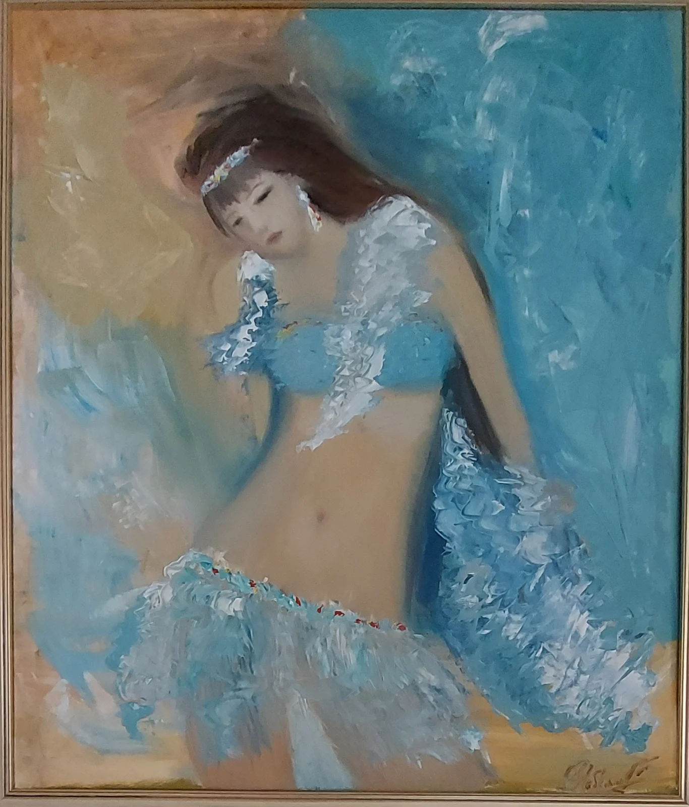 Oljemålning av Mila Cleyde