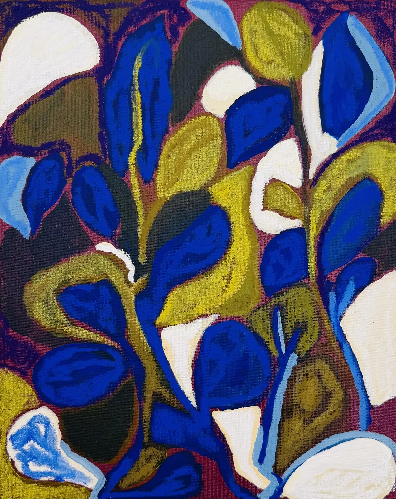 Akrylmålning Forest av Sofia Ekeberg