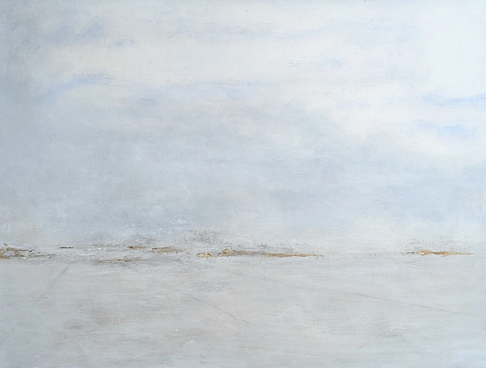 Akrylmålning Stillhetens ljus av Camilla Bruhn