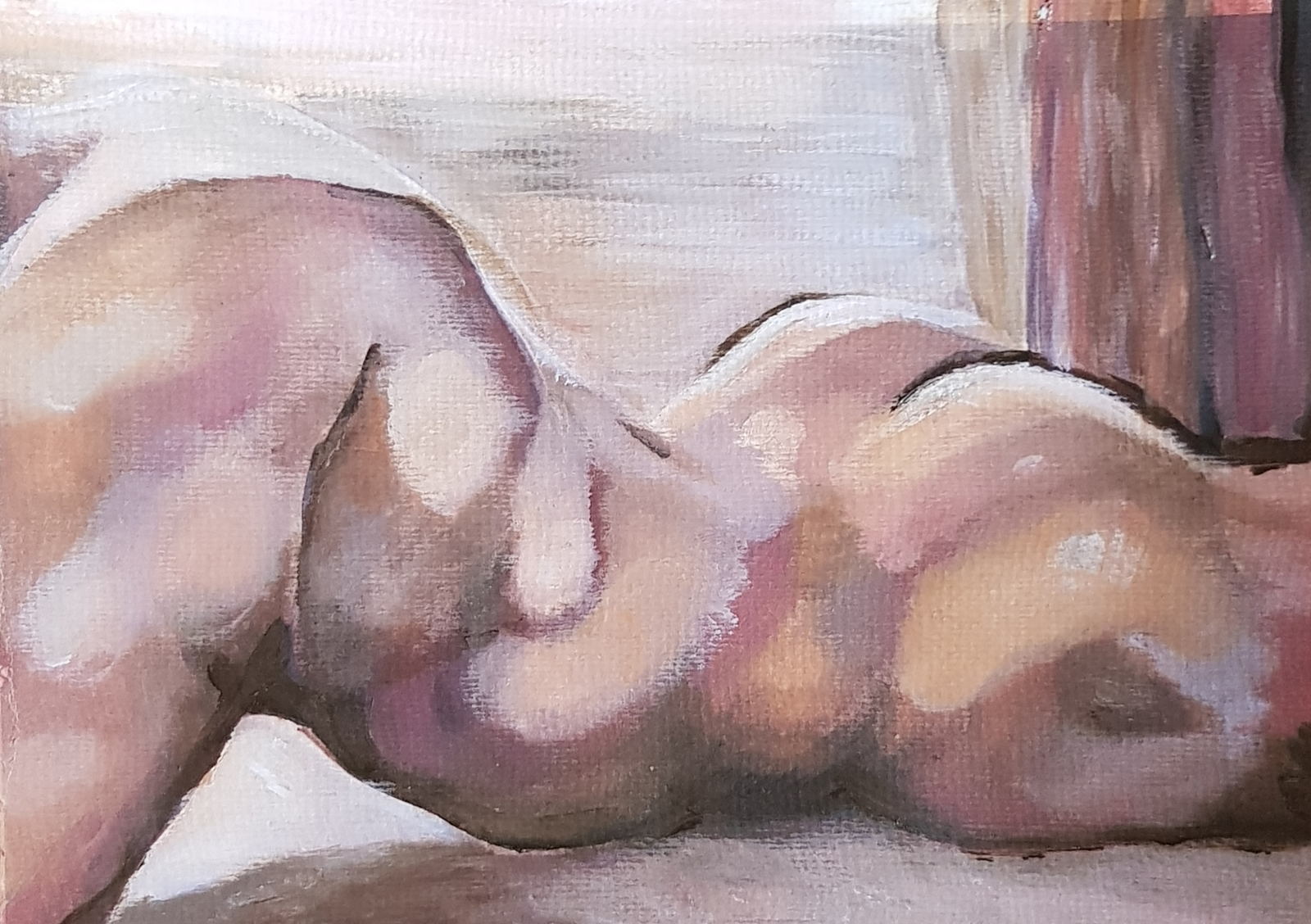 Akrylmålning Lay still av Jonas Pehrsson