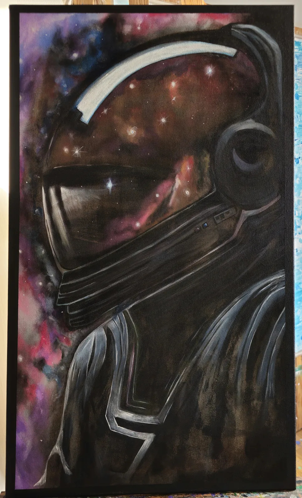 Akrylmålning My inner space av Noar Sager