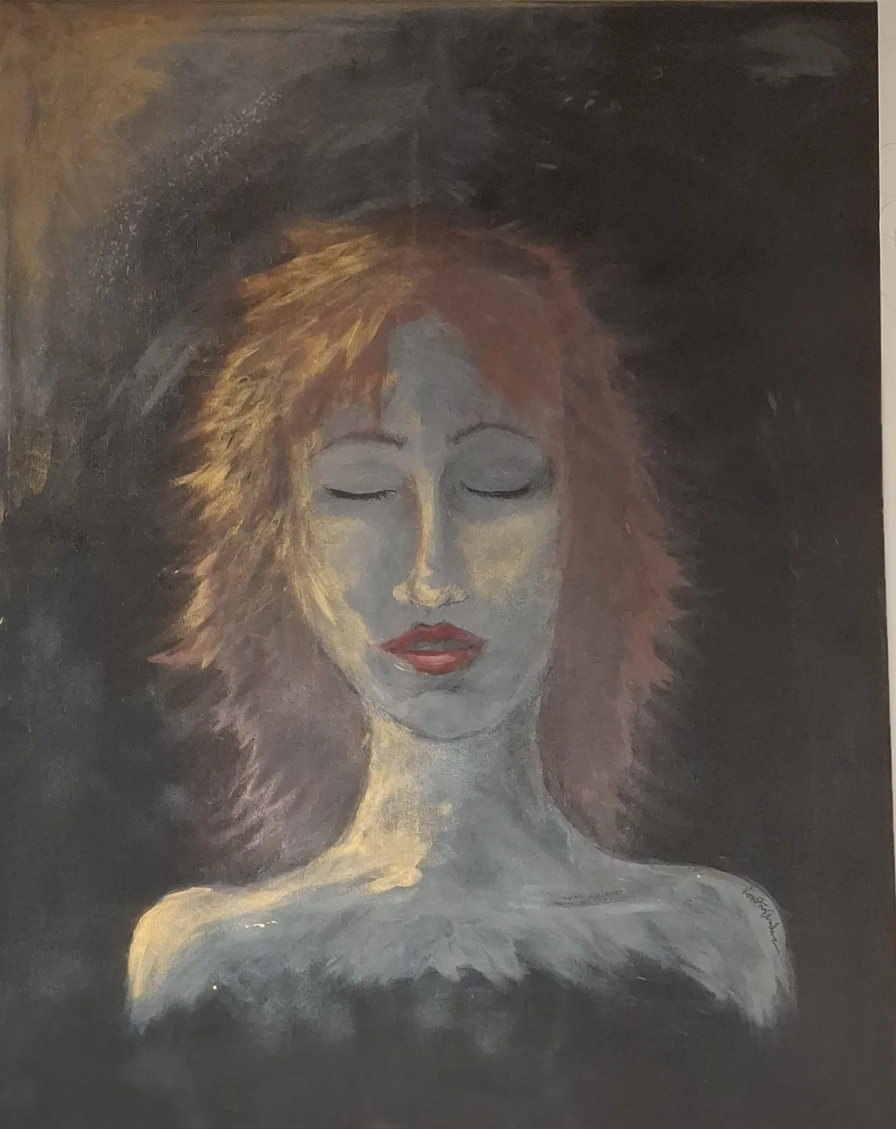 Akrylmålning Inre ljus av Kristin Andresen