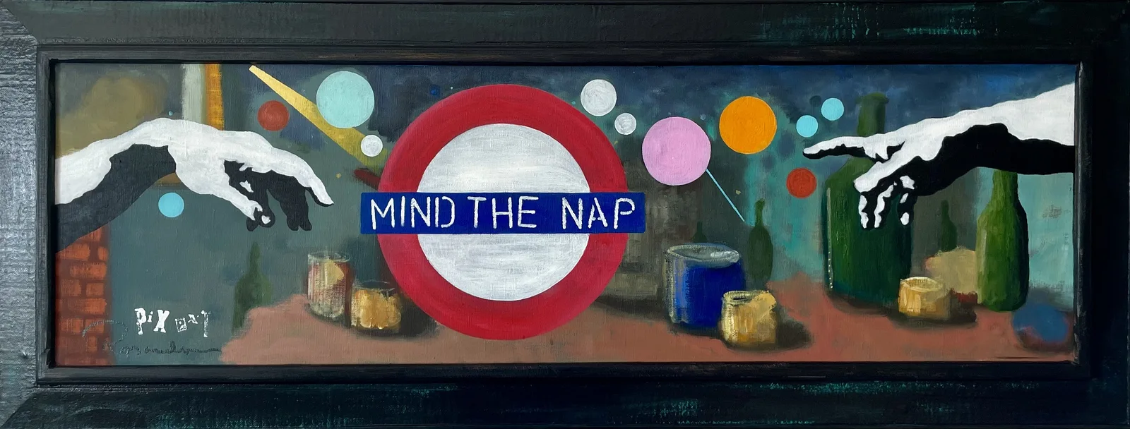 Skulptur Mind The Nap (En tupplur gör susen) av Niklas ”Pix” Bodin