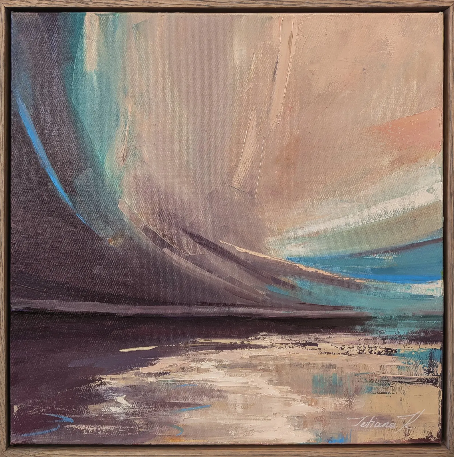 Oljemålning Somewhere next to the space av Tetiana Kozhushko