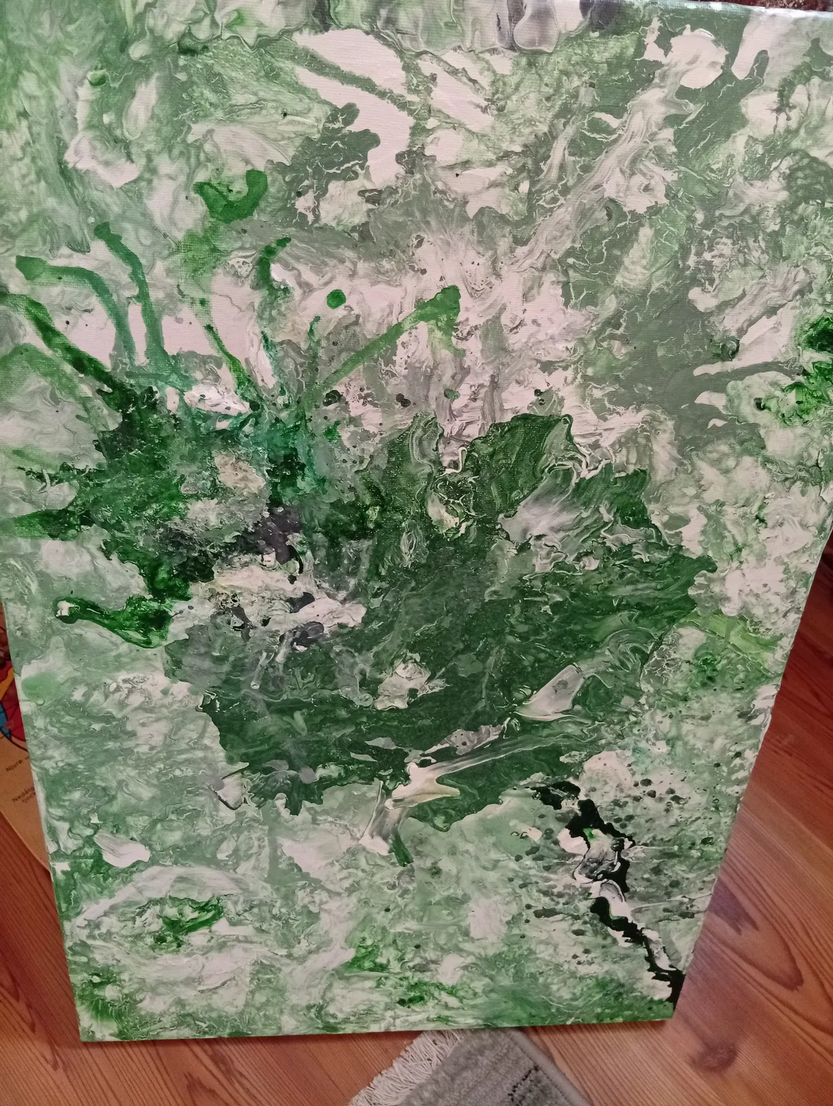 Akrylmålning Lövet av Annika Nordkvist