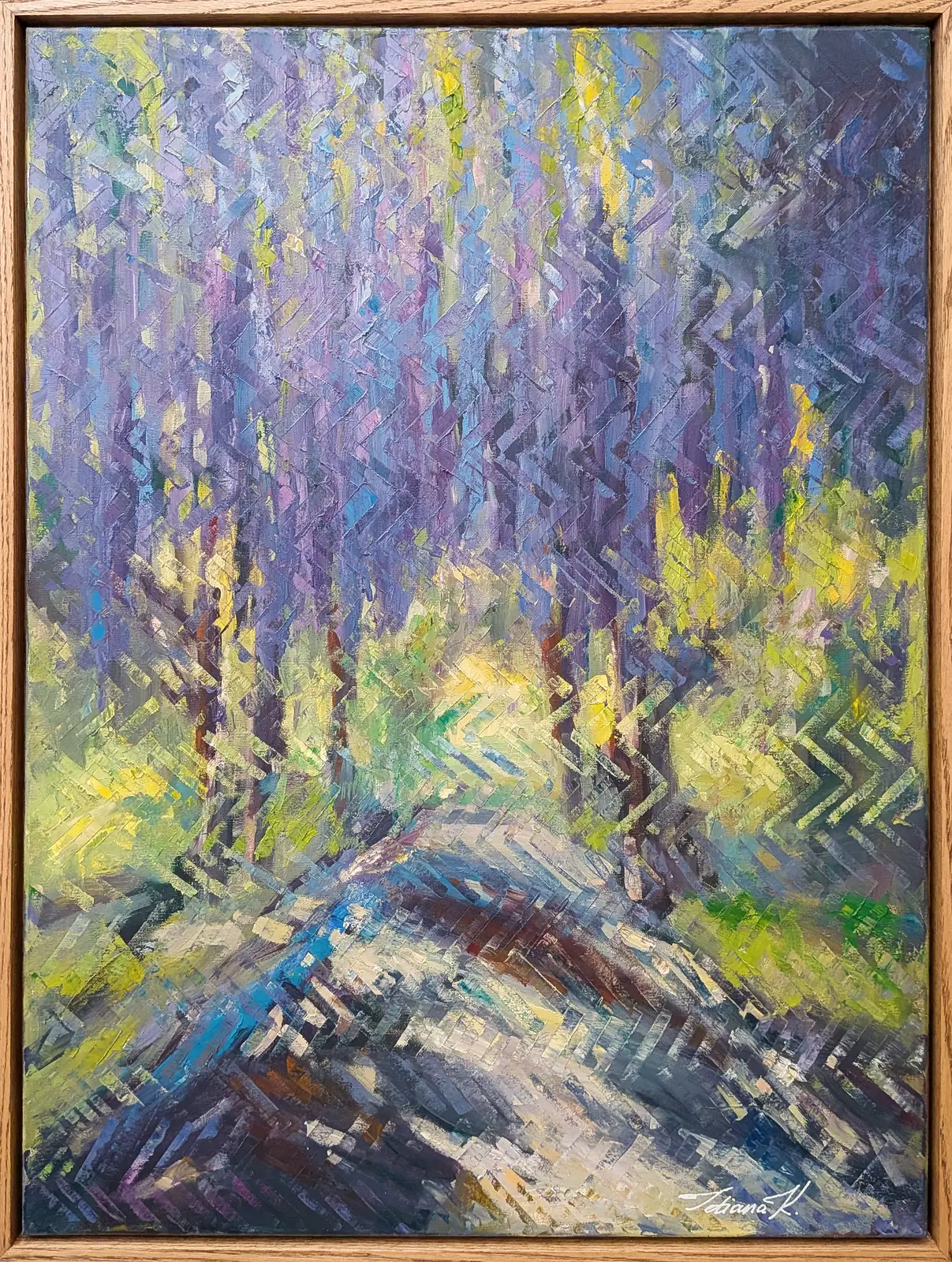 Oljemålning Summer forest av Tetiana Kozhushko