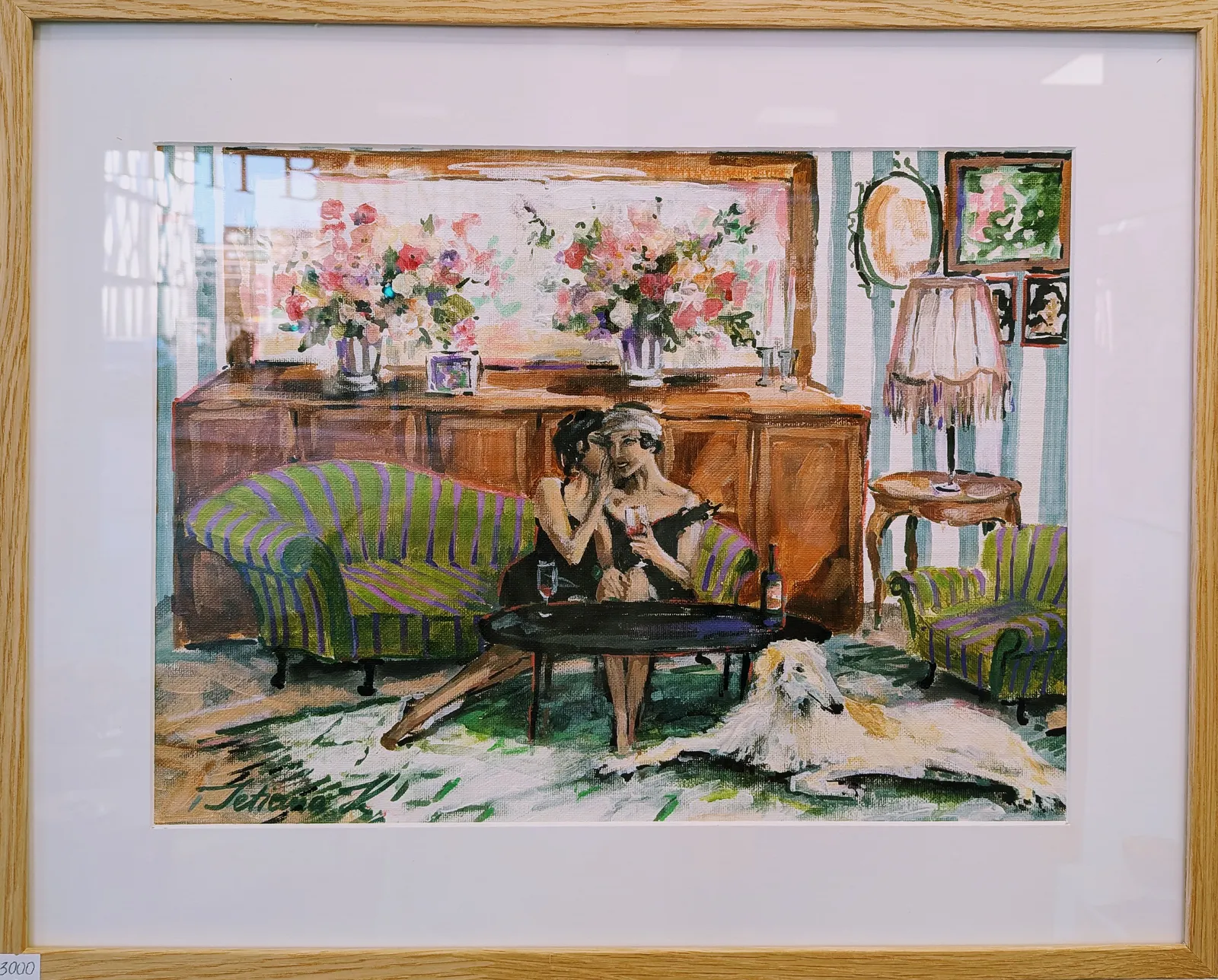 Akrylmålning Friends av Tetiana Kozhushko