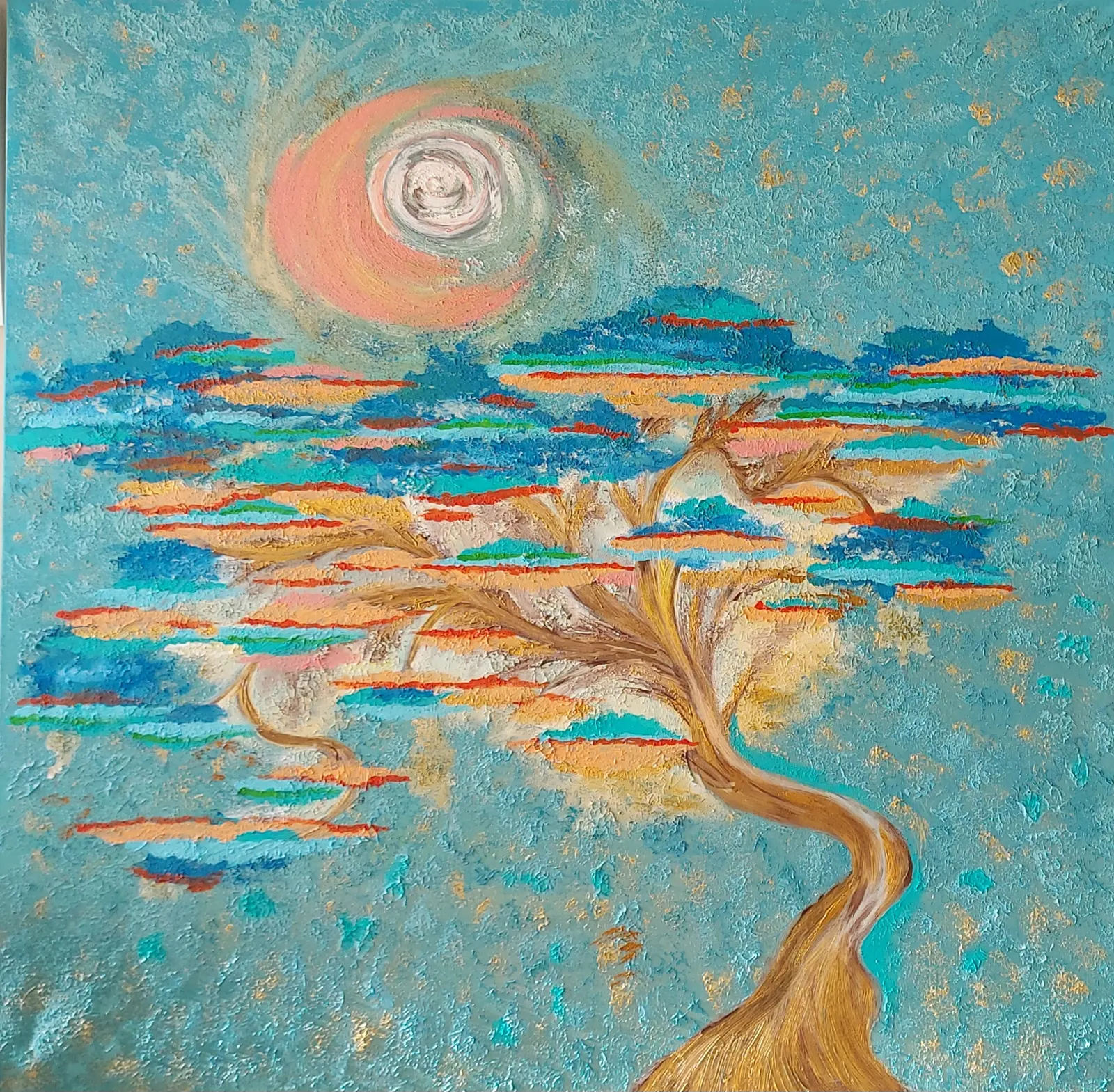 Oljemålning av Mila Cleyde