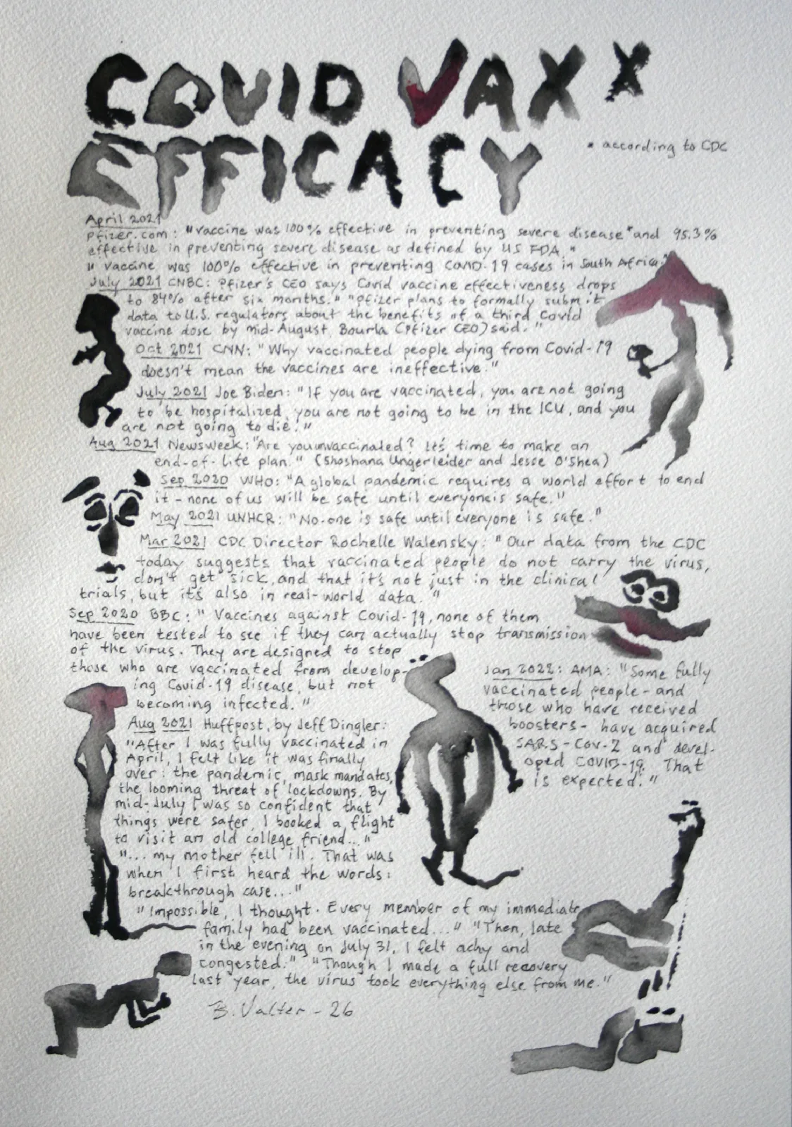 Covid vaccine efficacy av Bernard Valter