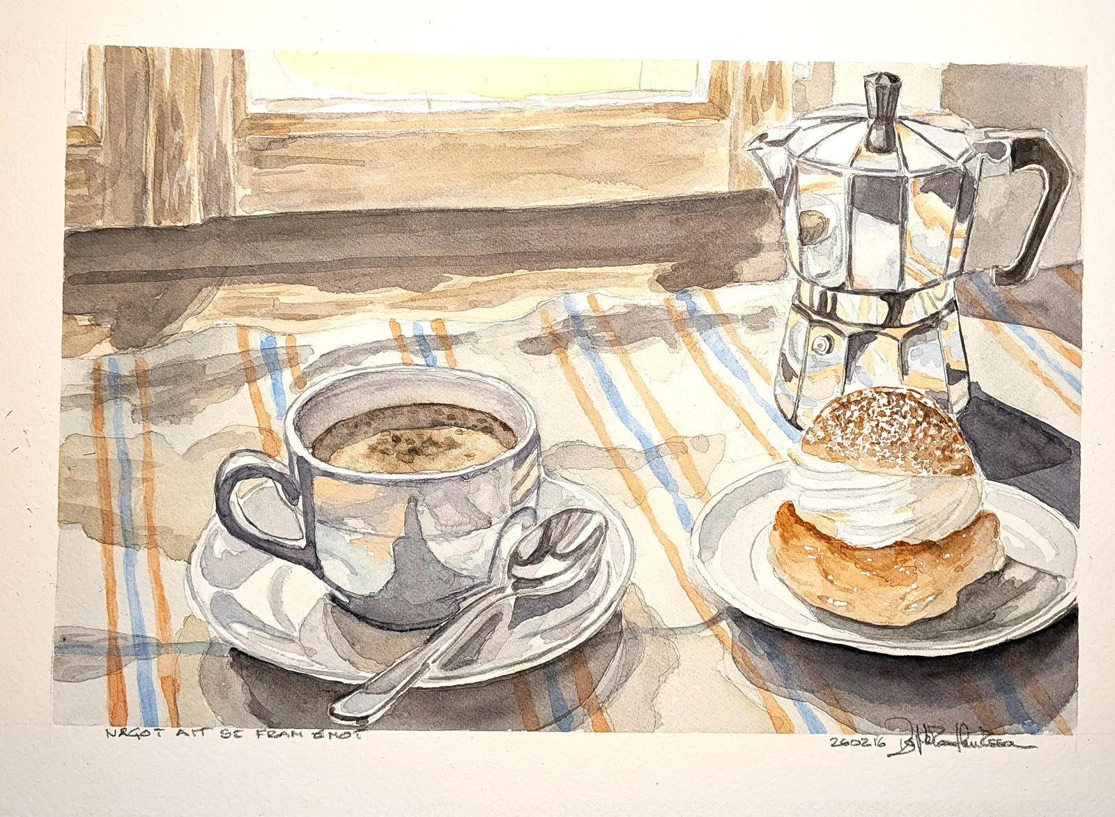 Akvarell Något att se fram emot av Pär Håkan Henriksson