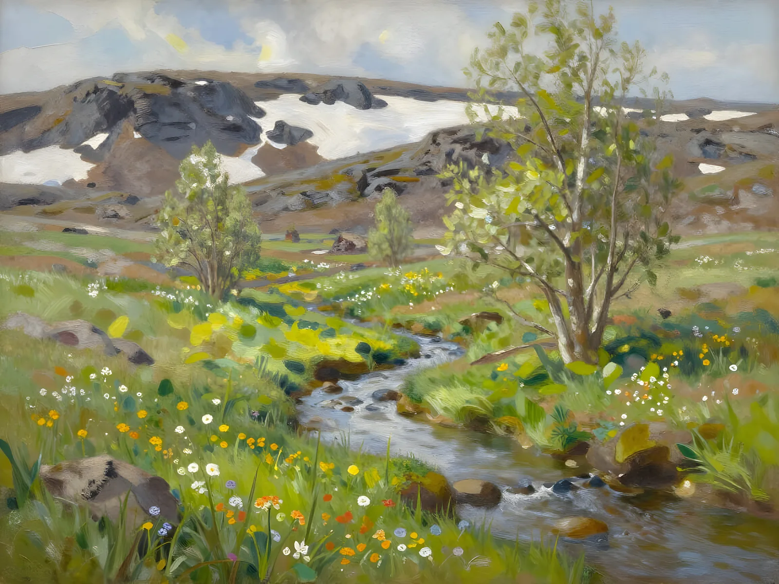 Vårlandskap av Harri Ylikomi