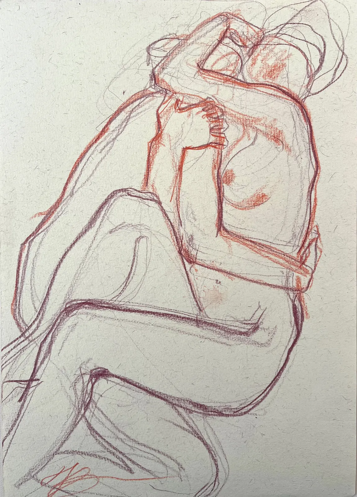 Nude sketch av Yuliia Levytska