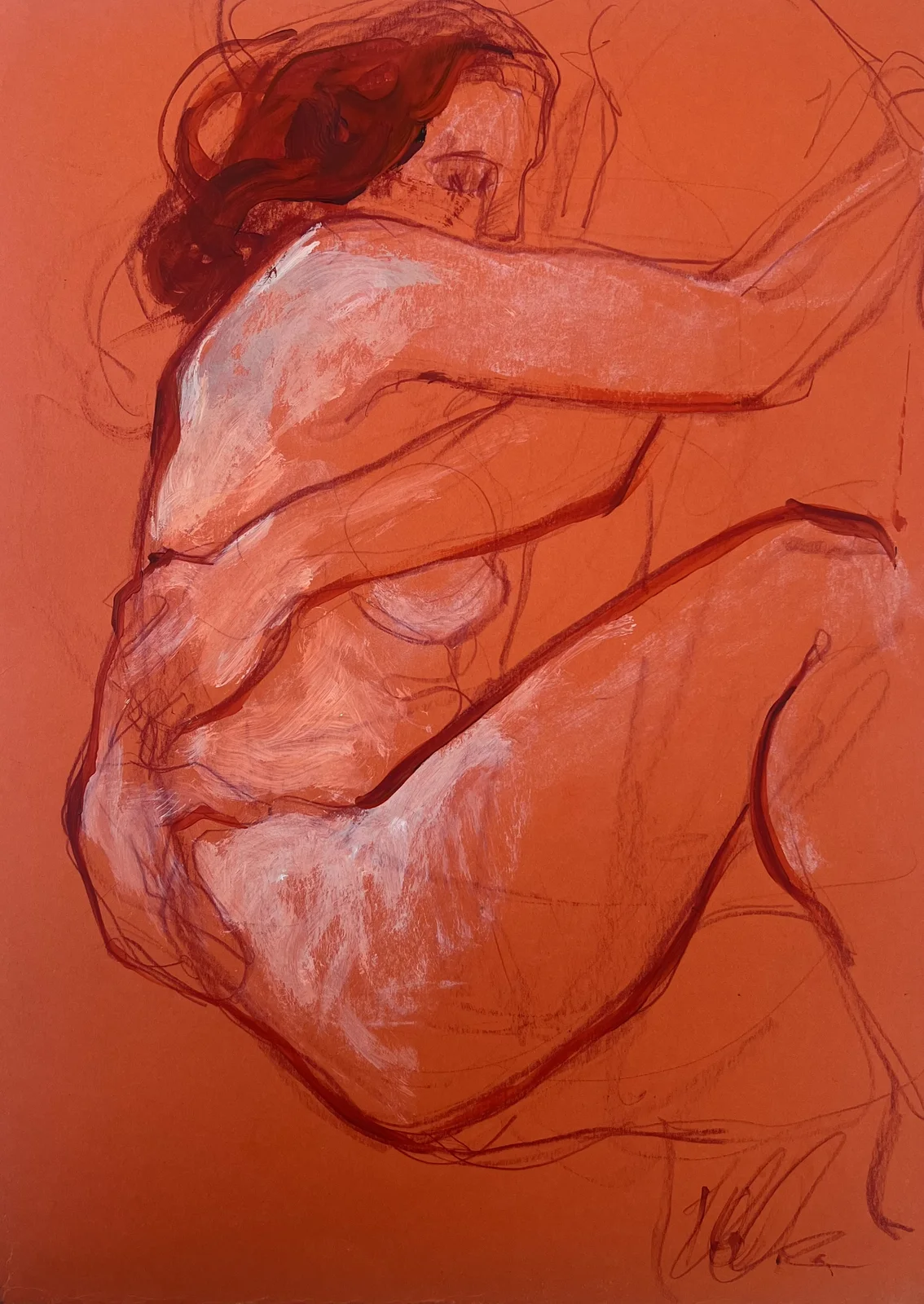 Nude sketch av Yuliia Levytska
