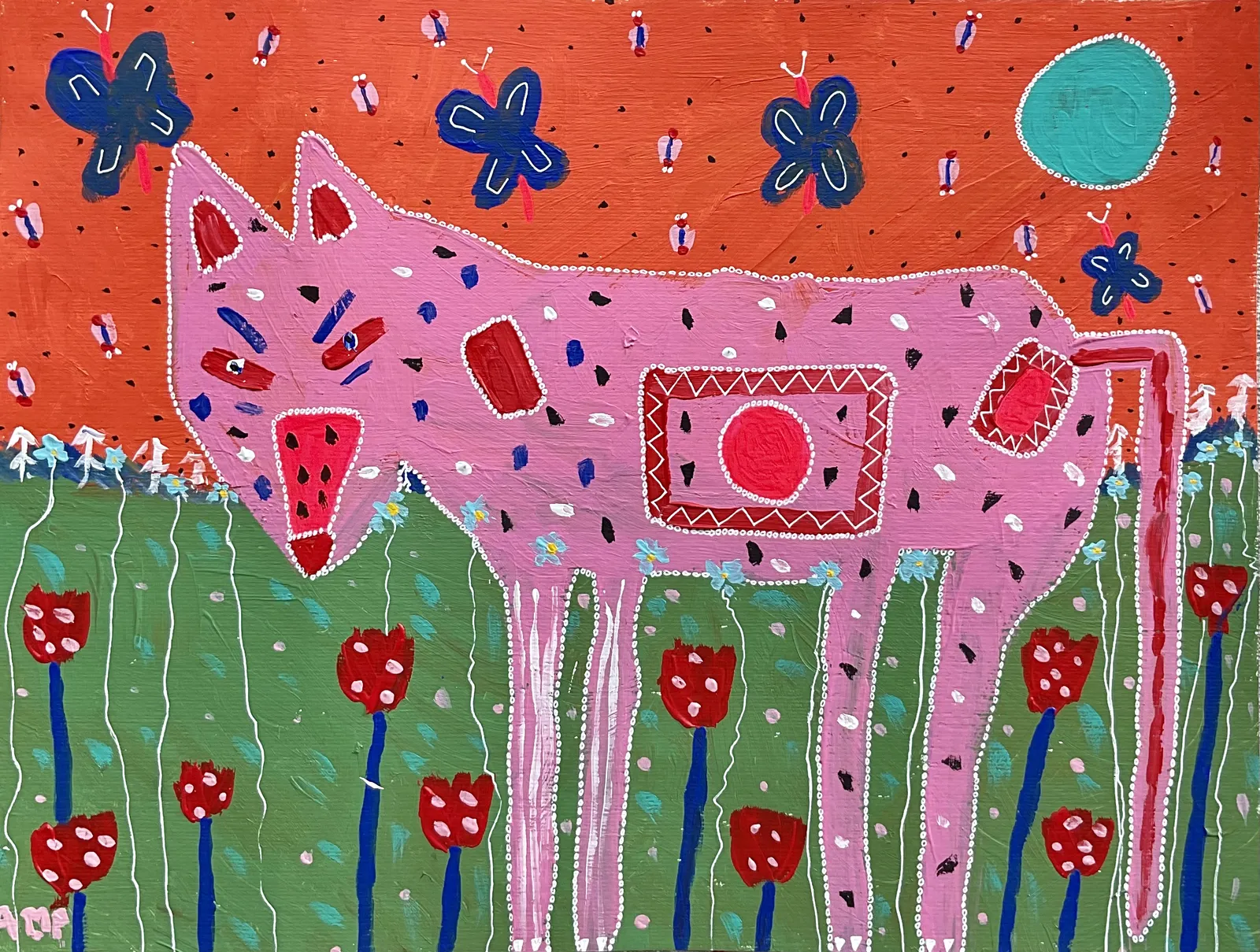 Pink wolf av Anna Margaretha Pettersson