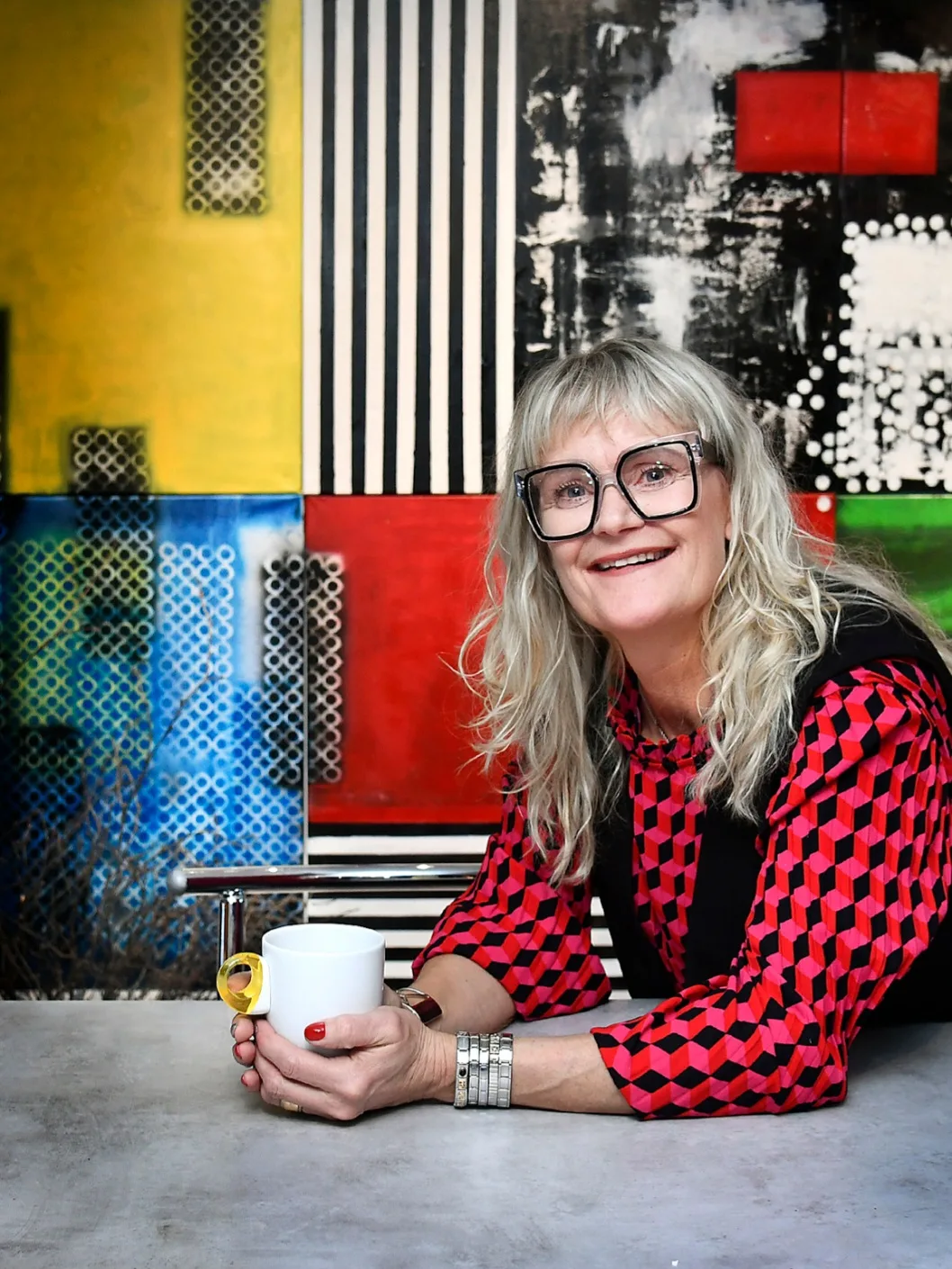 Akrylmålning Skräddar syr konst till ditt företag eller hem. av CAMILLA THELIN