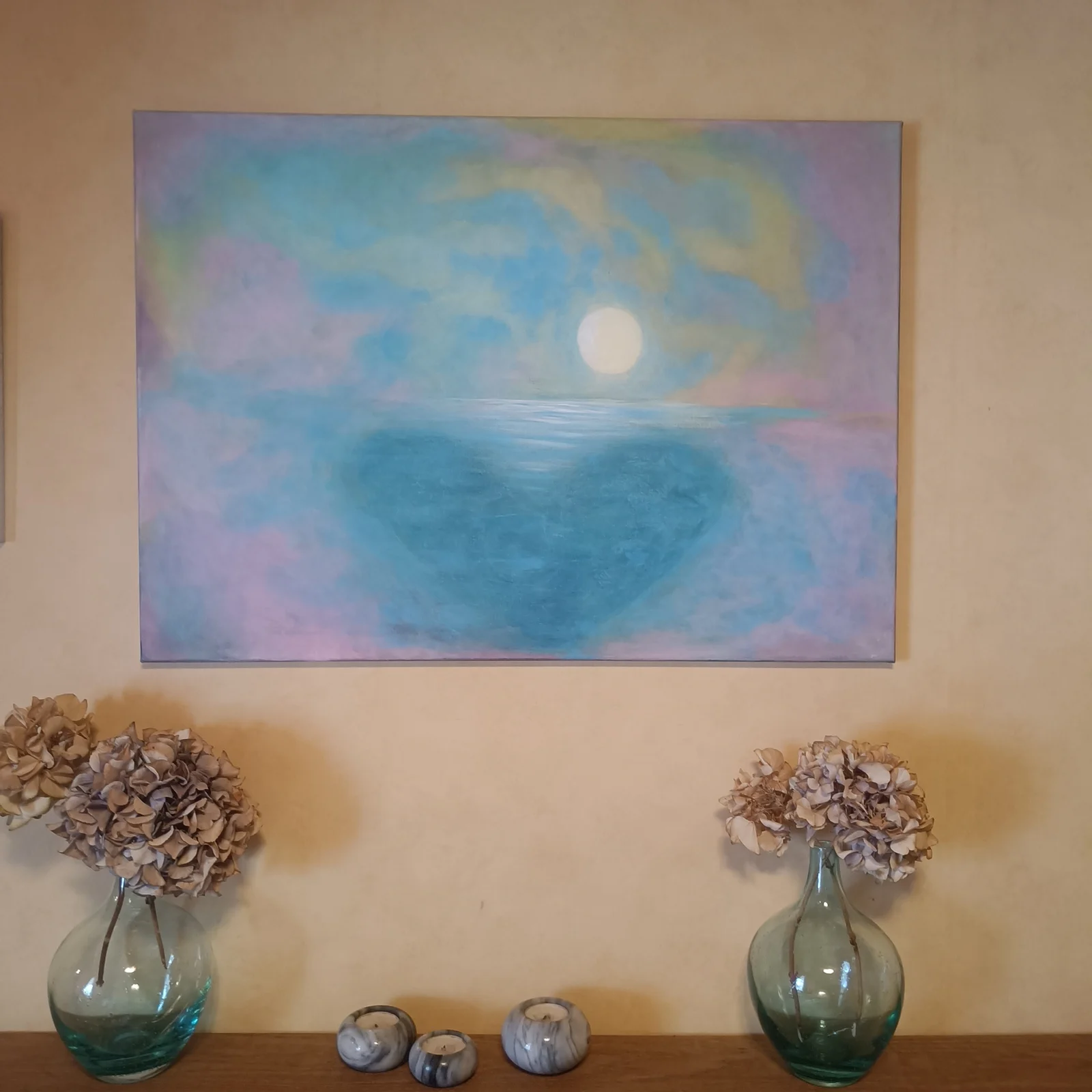 Akrylmålning av Ritva Tillberg