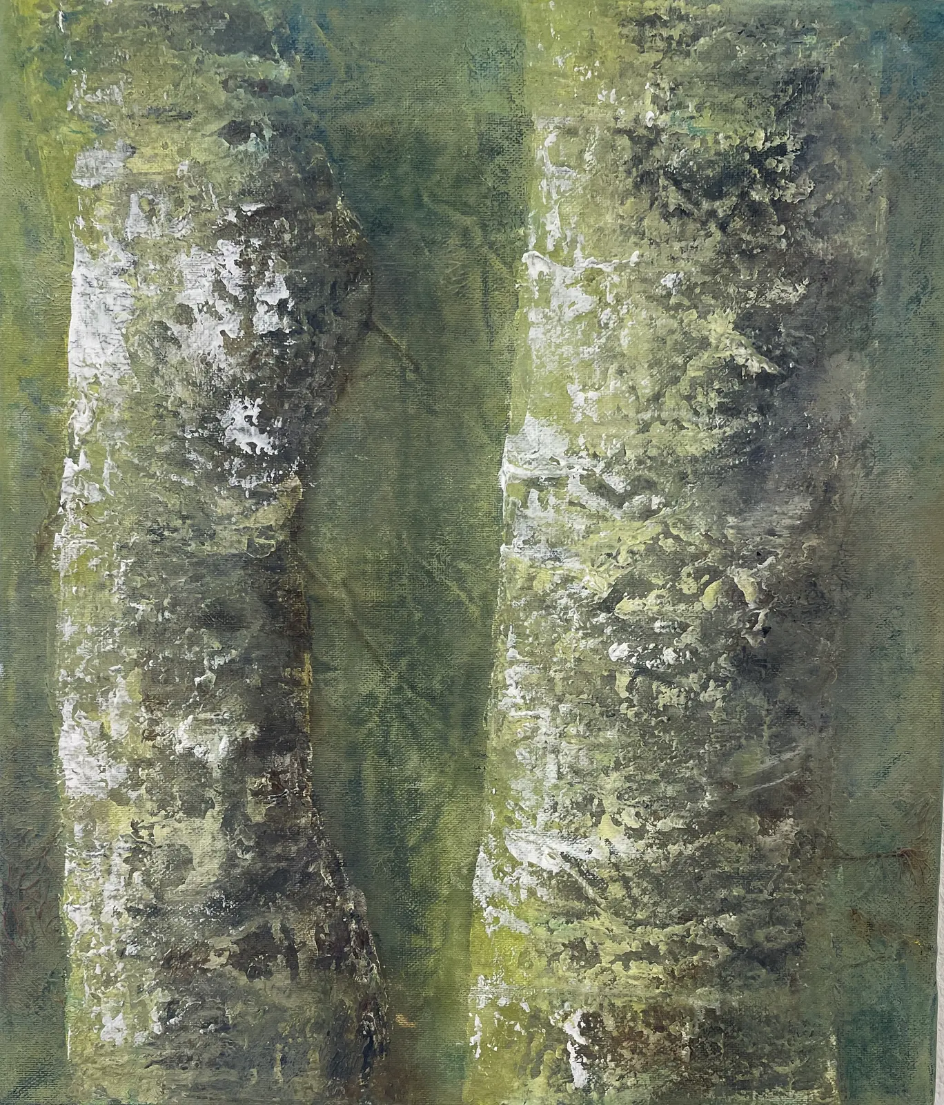 Akrylmålning av Helene Dahlsjö