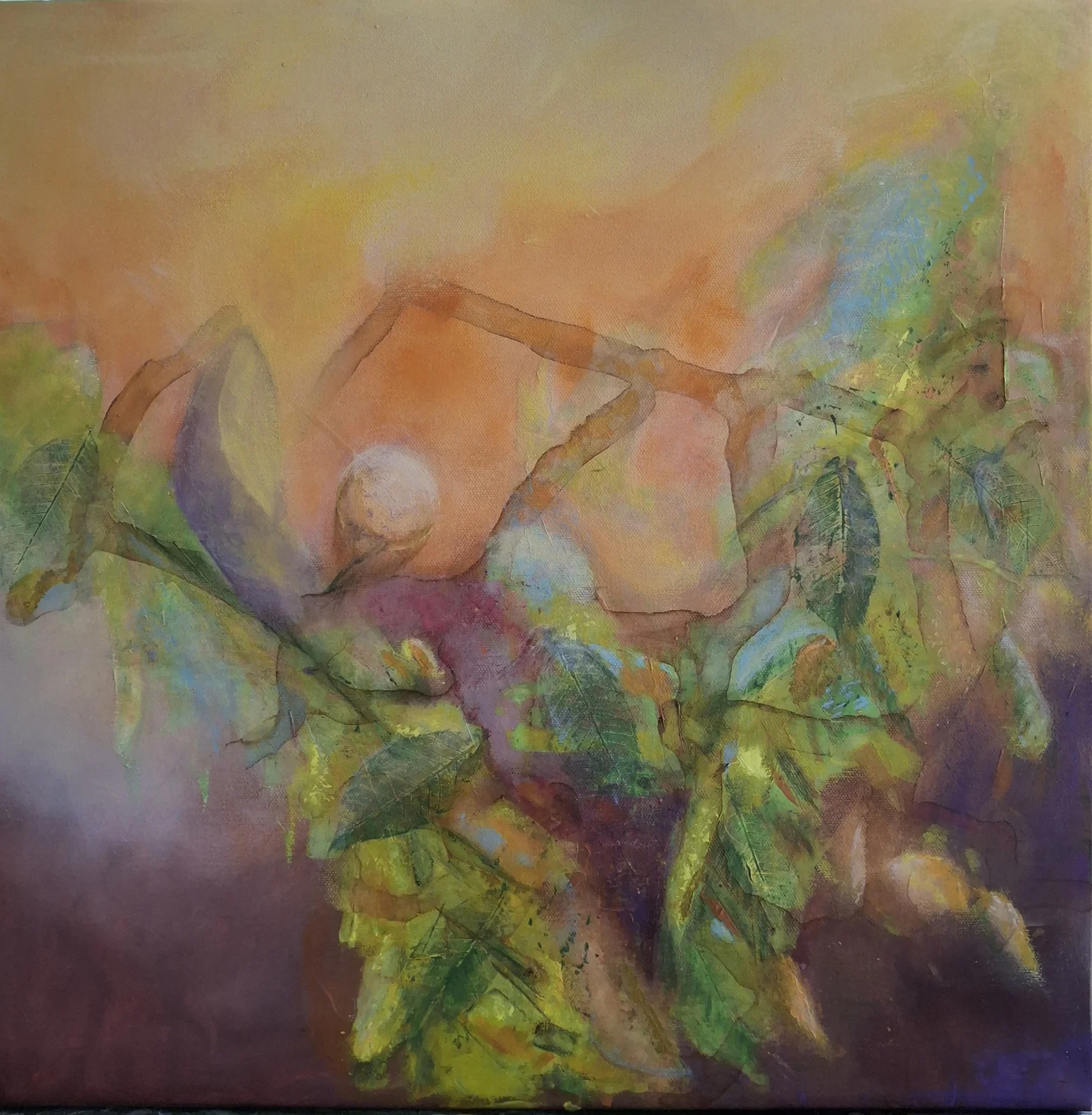 Akrylmålning Energertic av Ritva Göransson