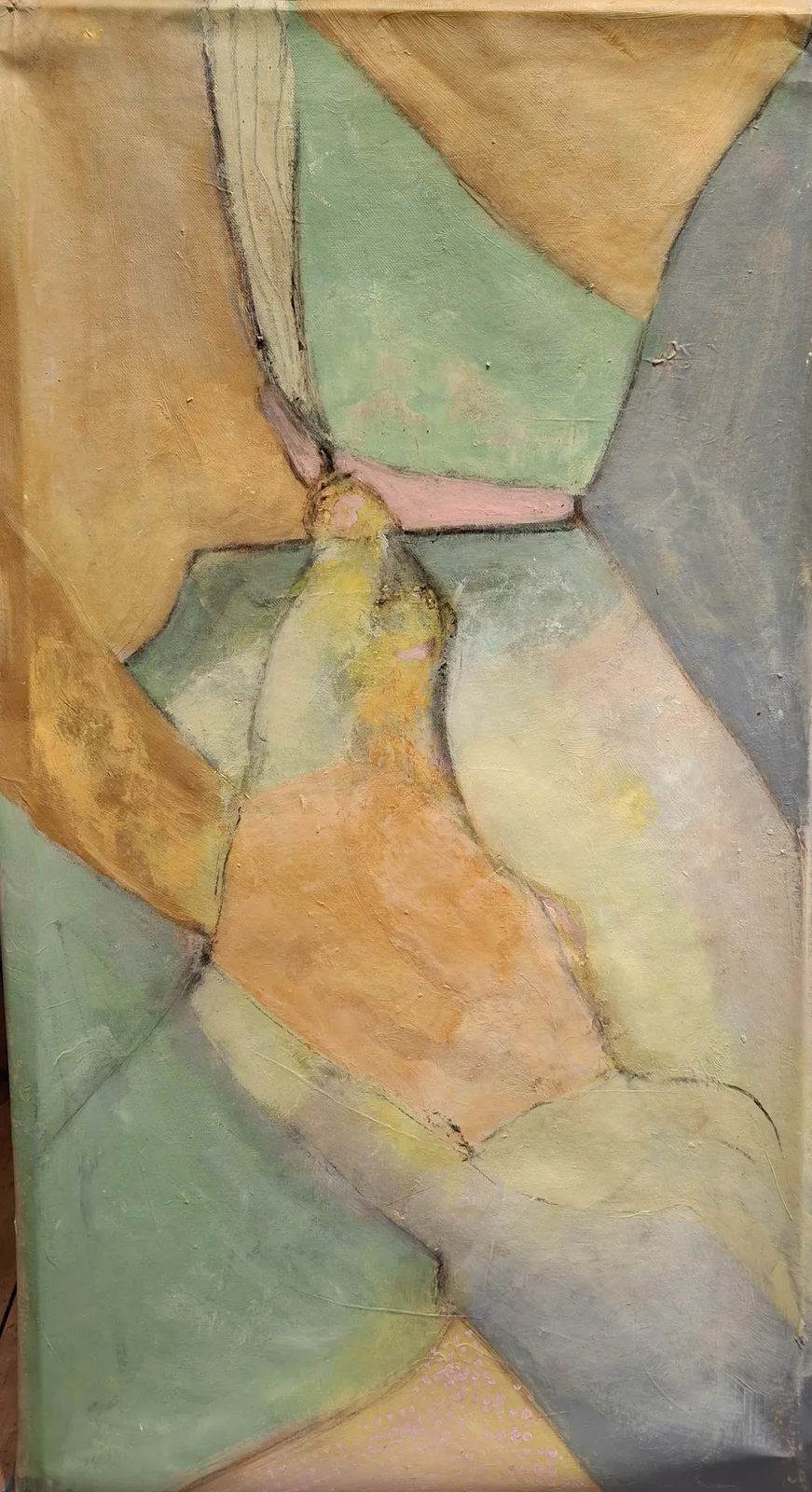 Akrylmålning Pear av Ritva Göransson