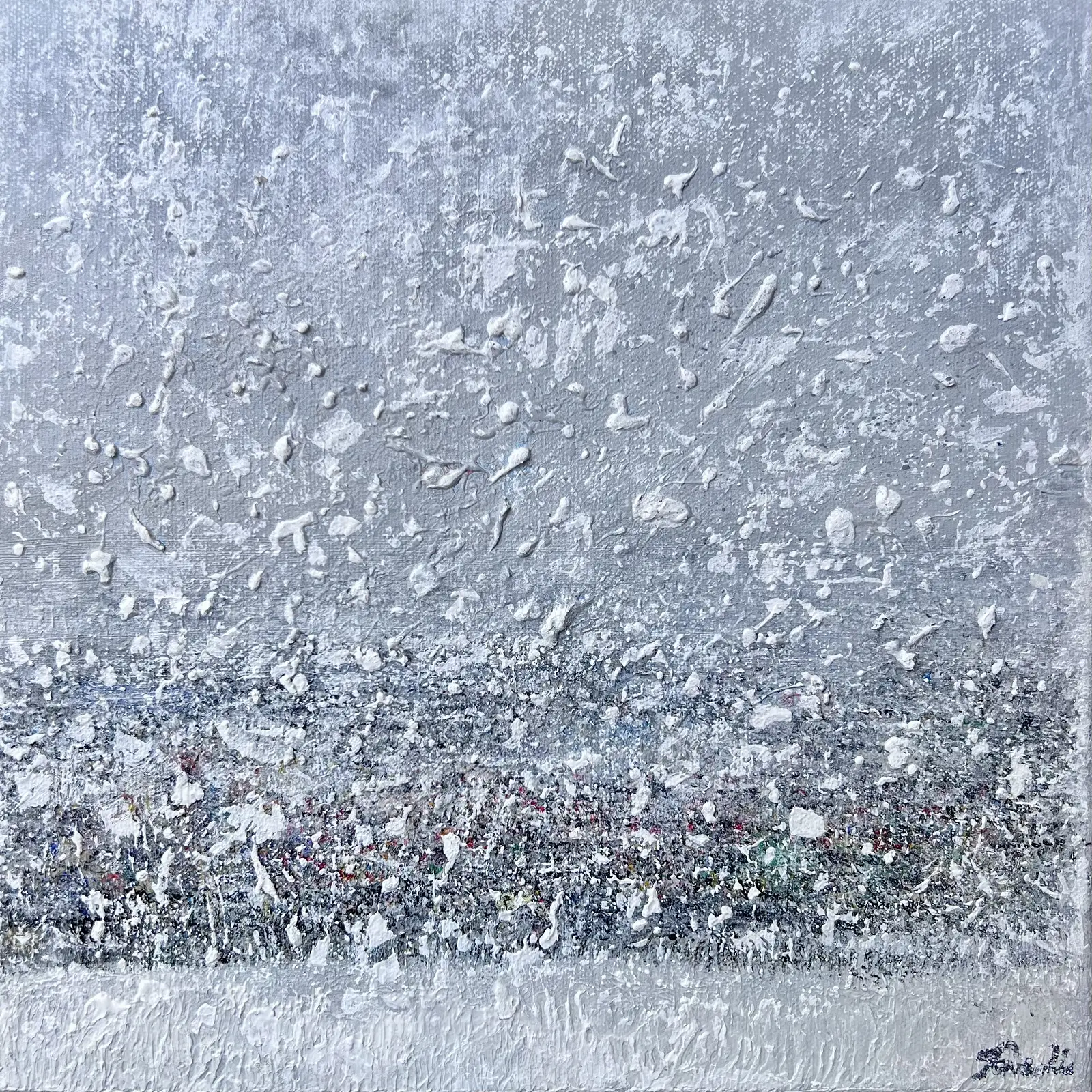 Akrylmålning Vart är vi på väg? av Tove Li