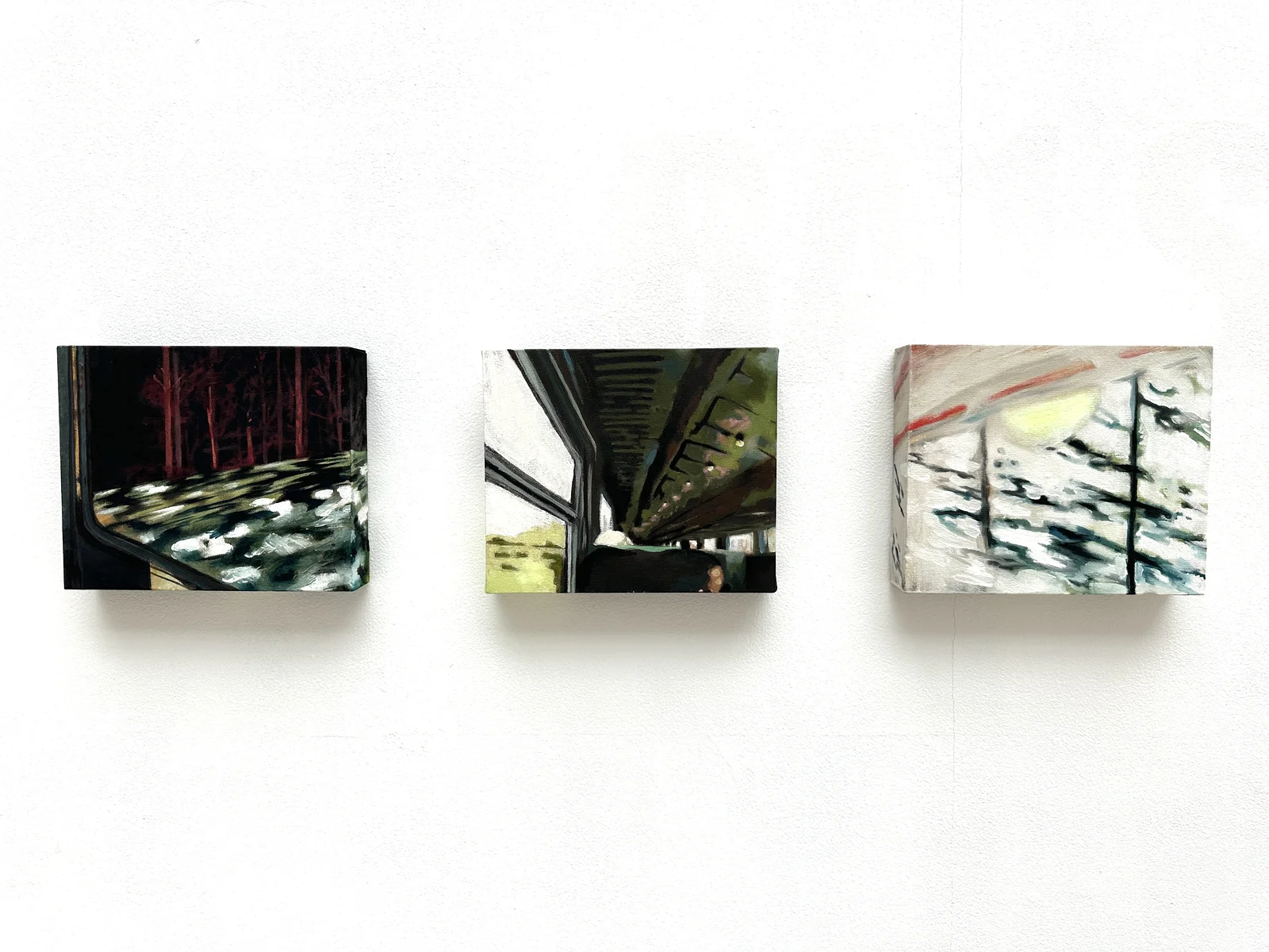 Akrylmålning Kollektivt 1. av Tindra Ferner