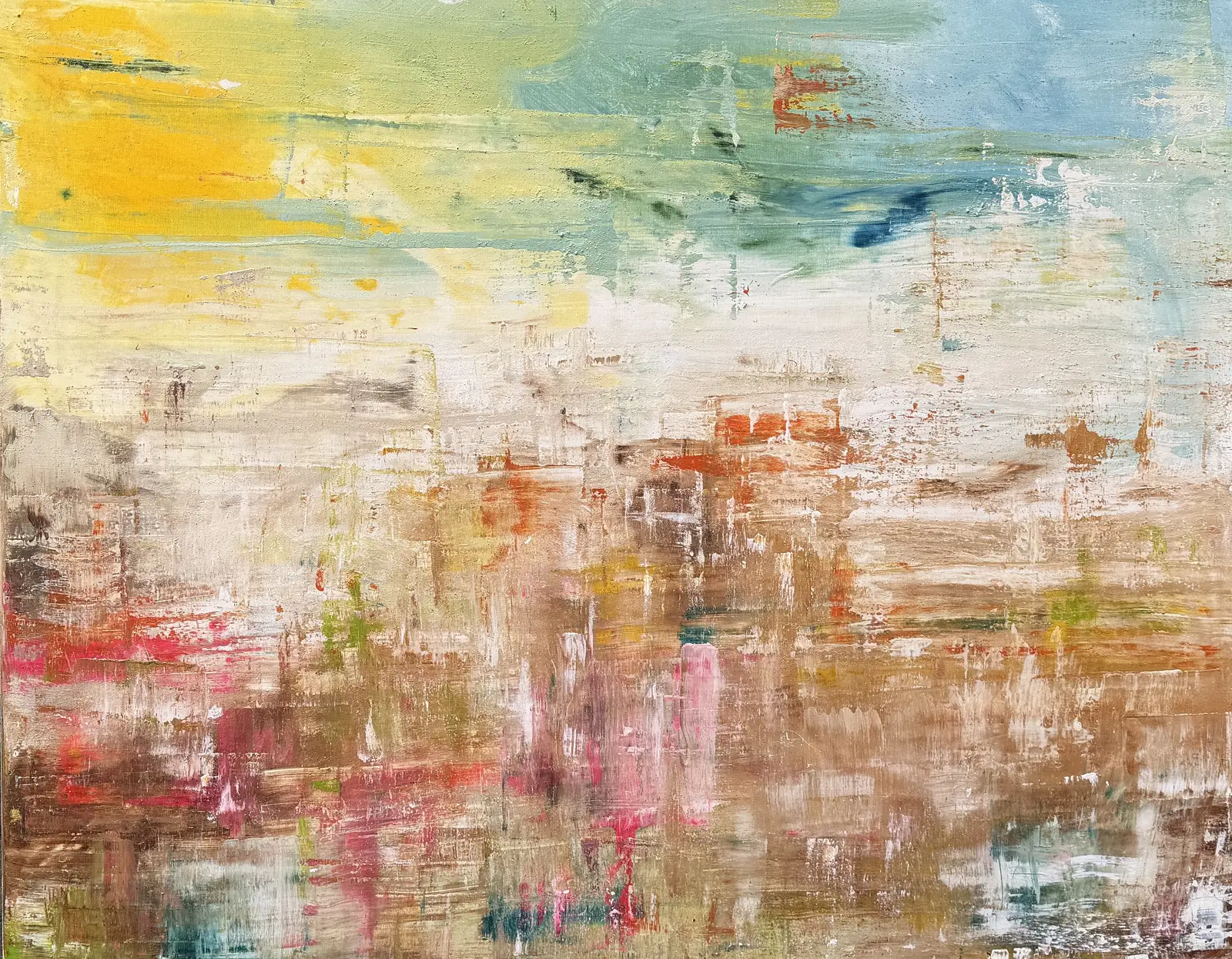 Akrylmålning No title av Susanne Mardell