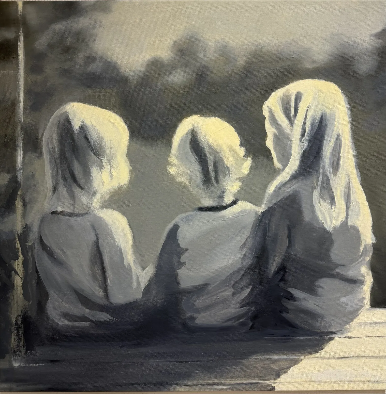 Oljemålning Trygghet av Charlotta Eker