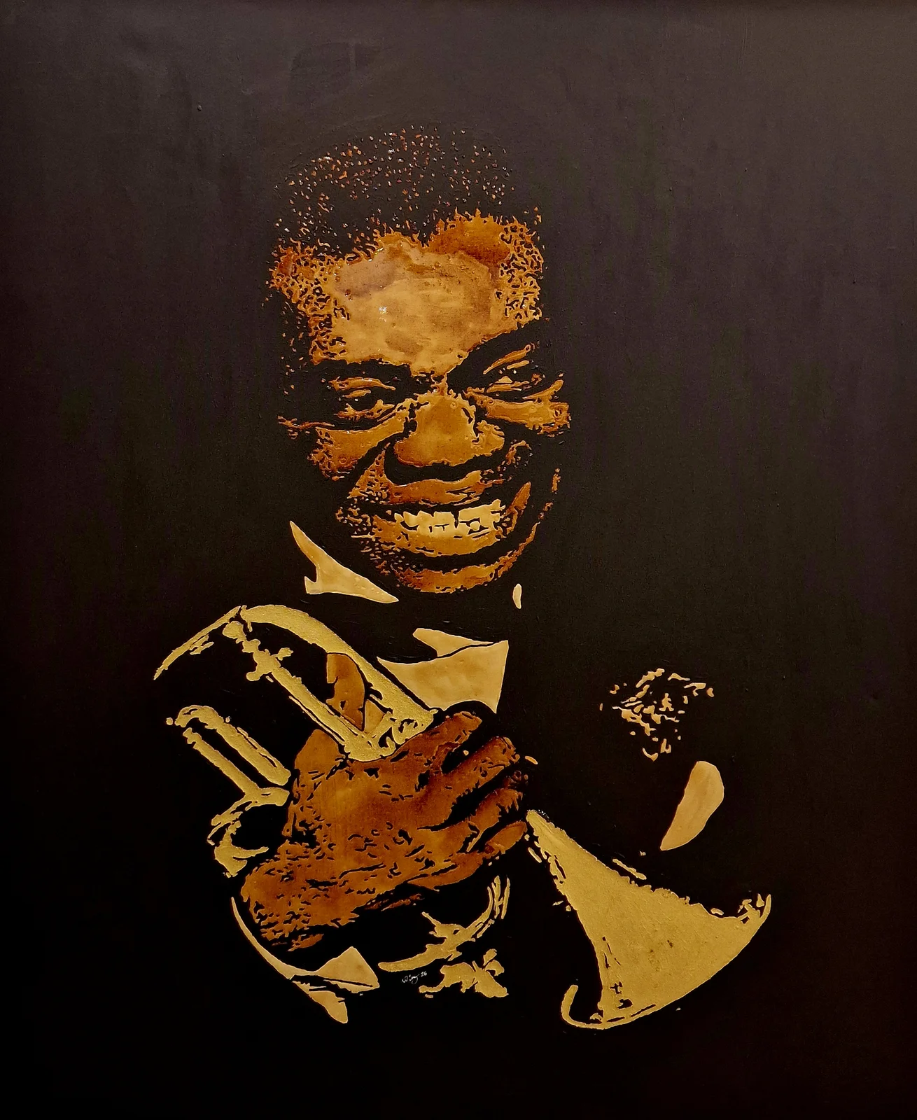 Louis - Hyllning i kaffe av Jesper Wänberg