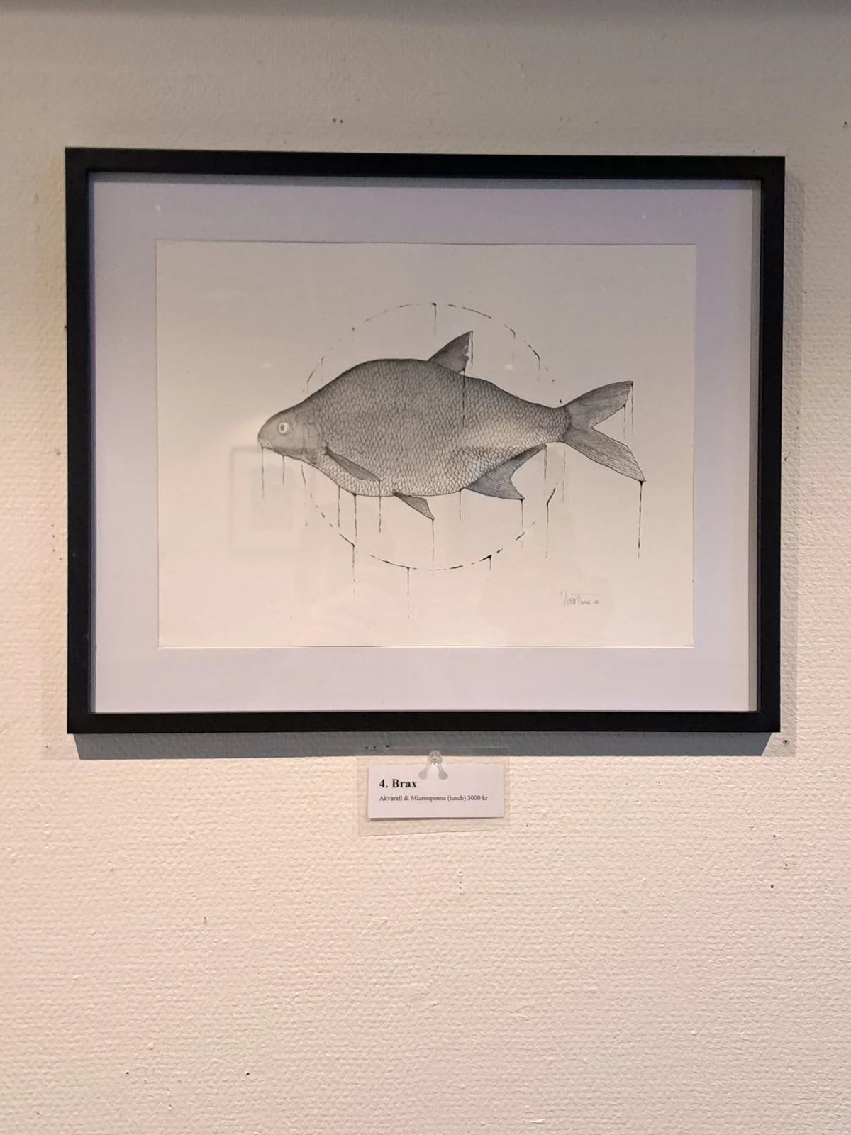 Akvarell Brax av Victor Thorén