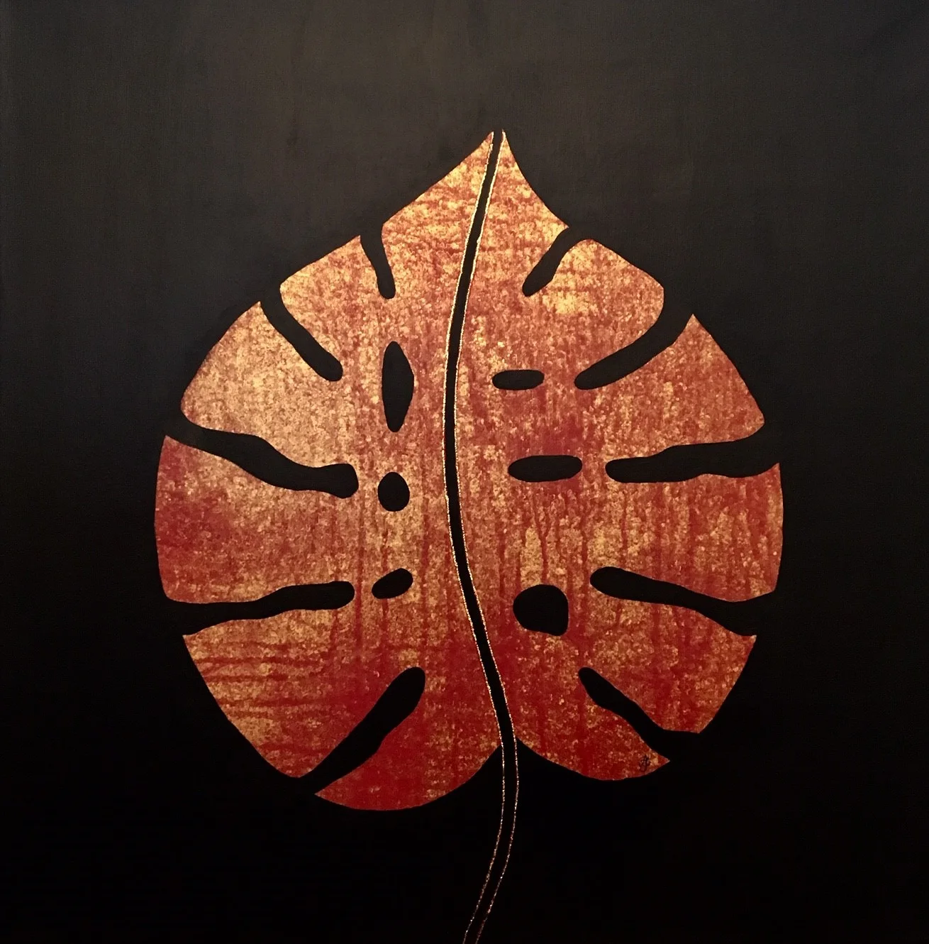 Under the jungle sky no 2 av Anna-Maria Johansson