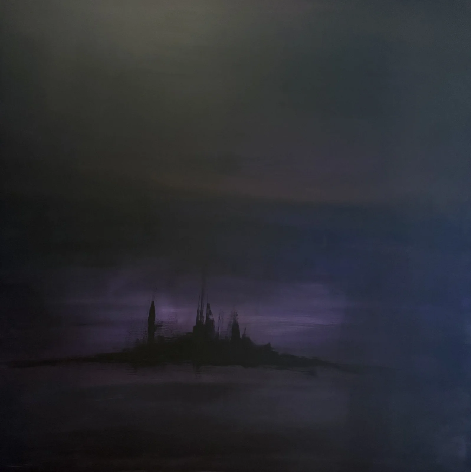 Akrylmålning Welcome to my dark side av Maria Constantin